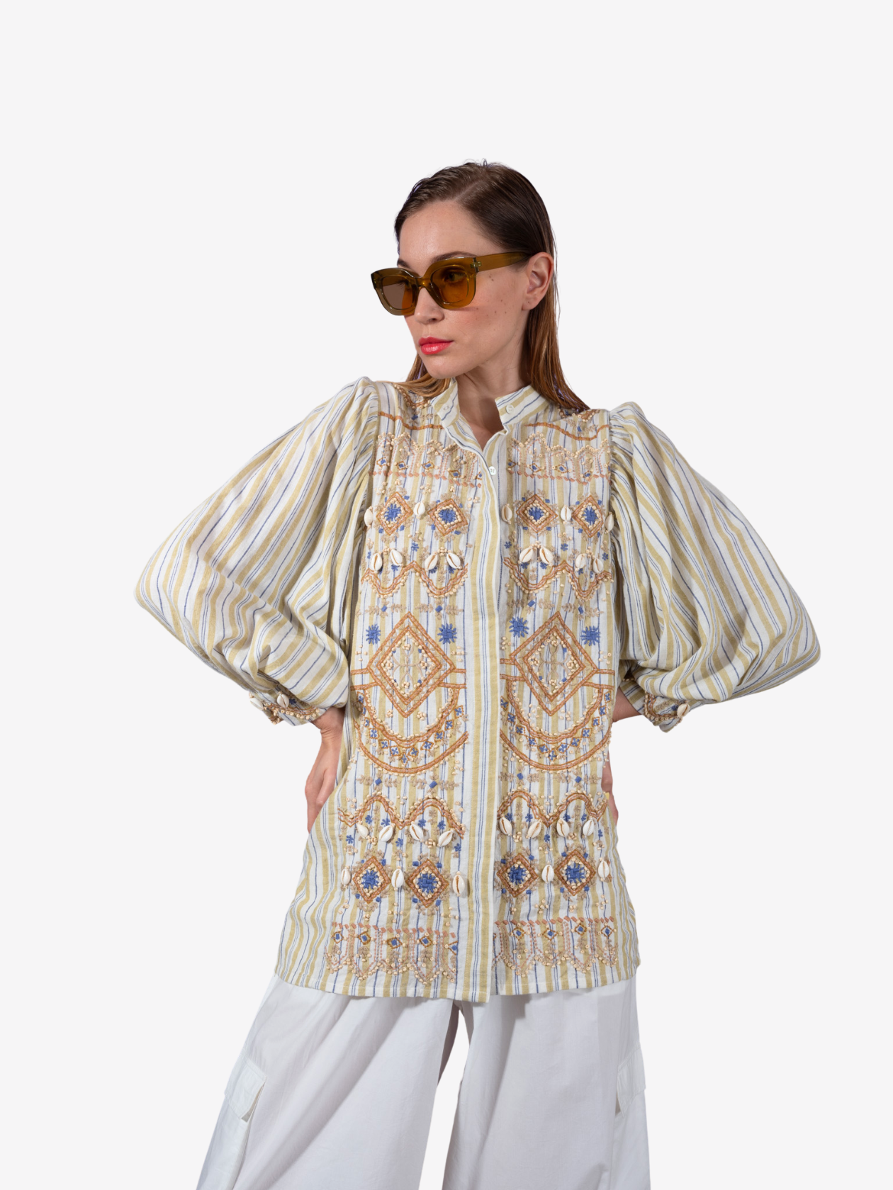 Chemise brodée SHANTI