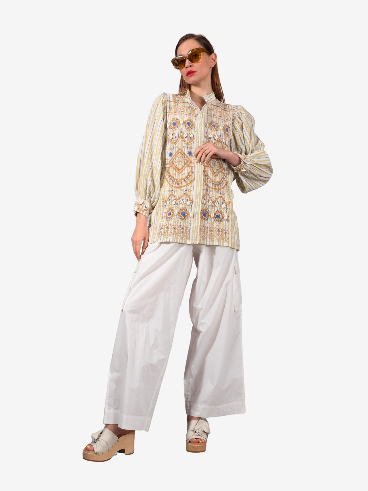 Chemise brodée SHANTI