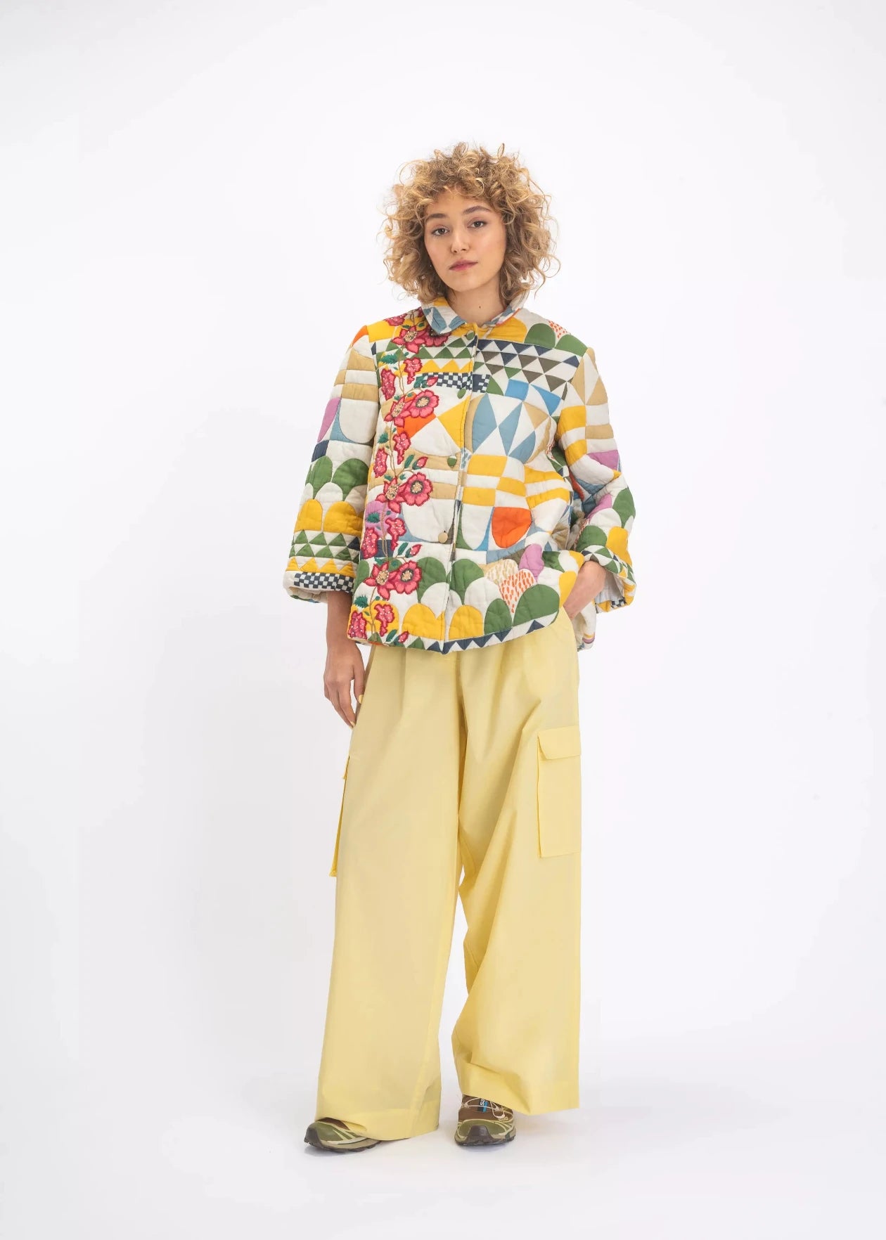 veste lakshmi jaune v de vinster