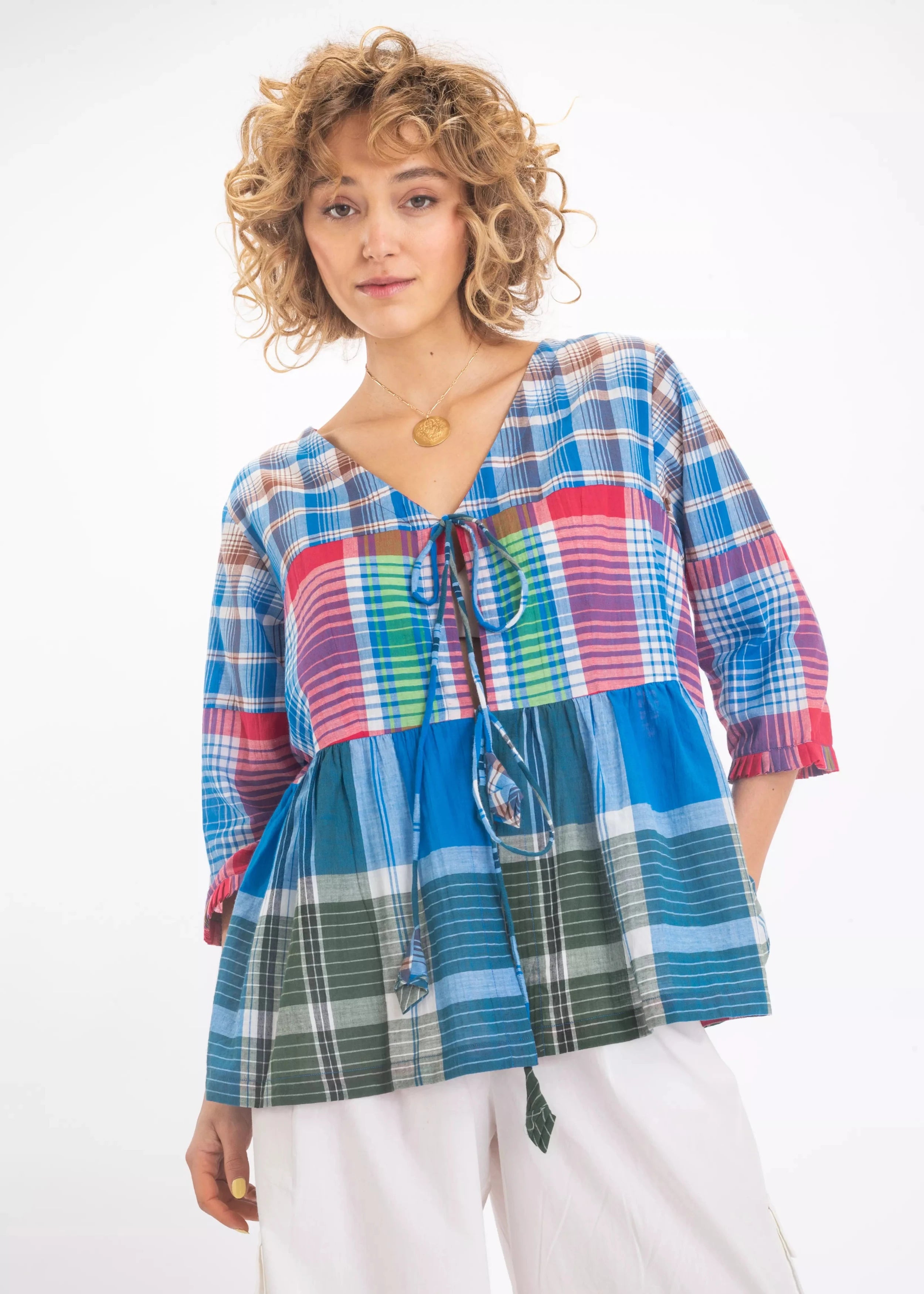 v de vinster Rudra bleu shirt