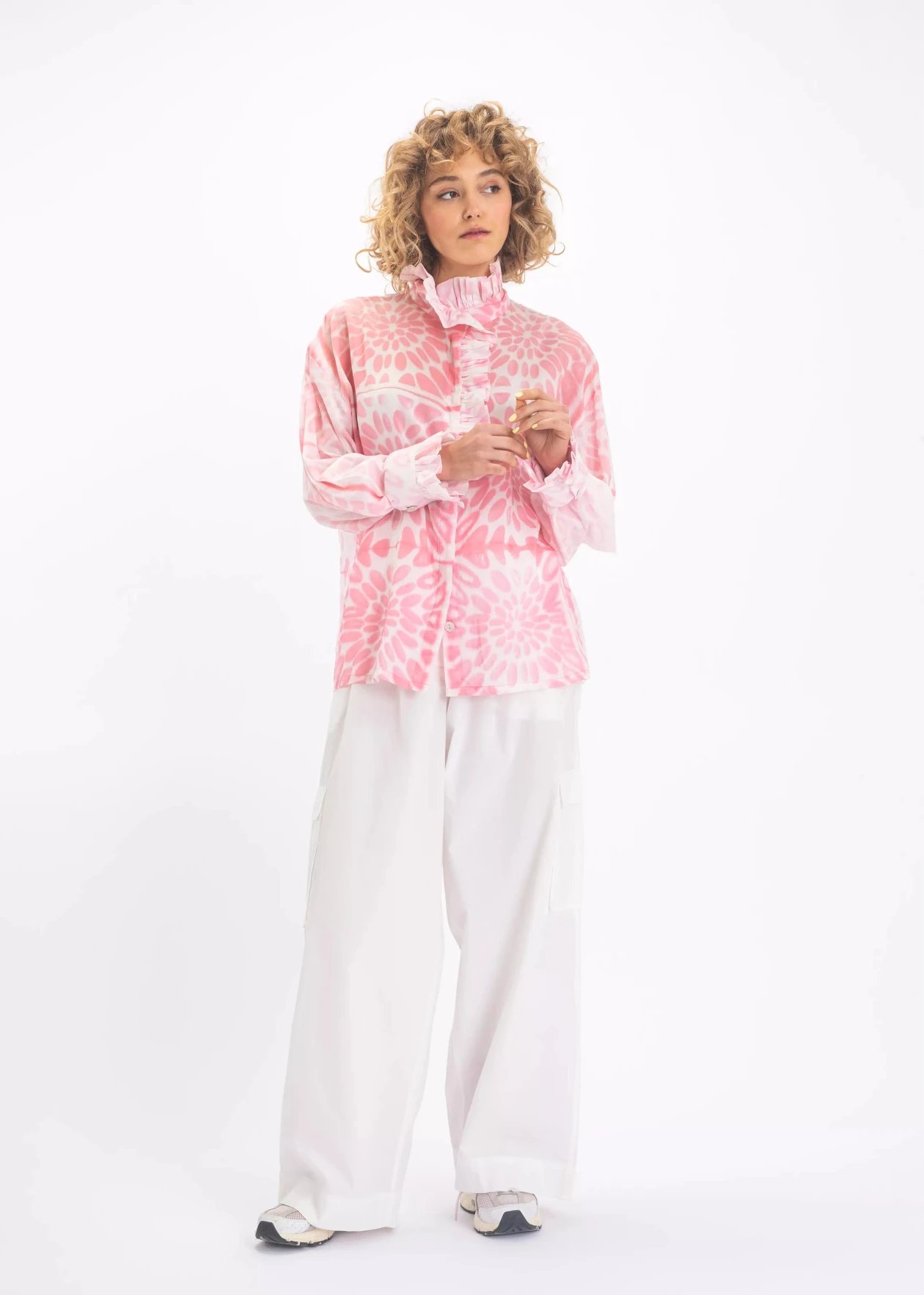 rose chemise SHAKTI tie and dye