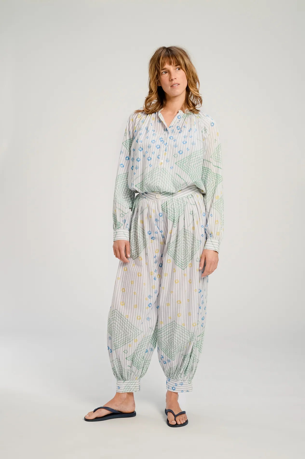 V DE VINSTER BLEU SHIRT BAYA CHEMISE