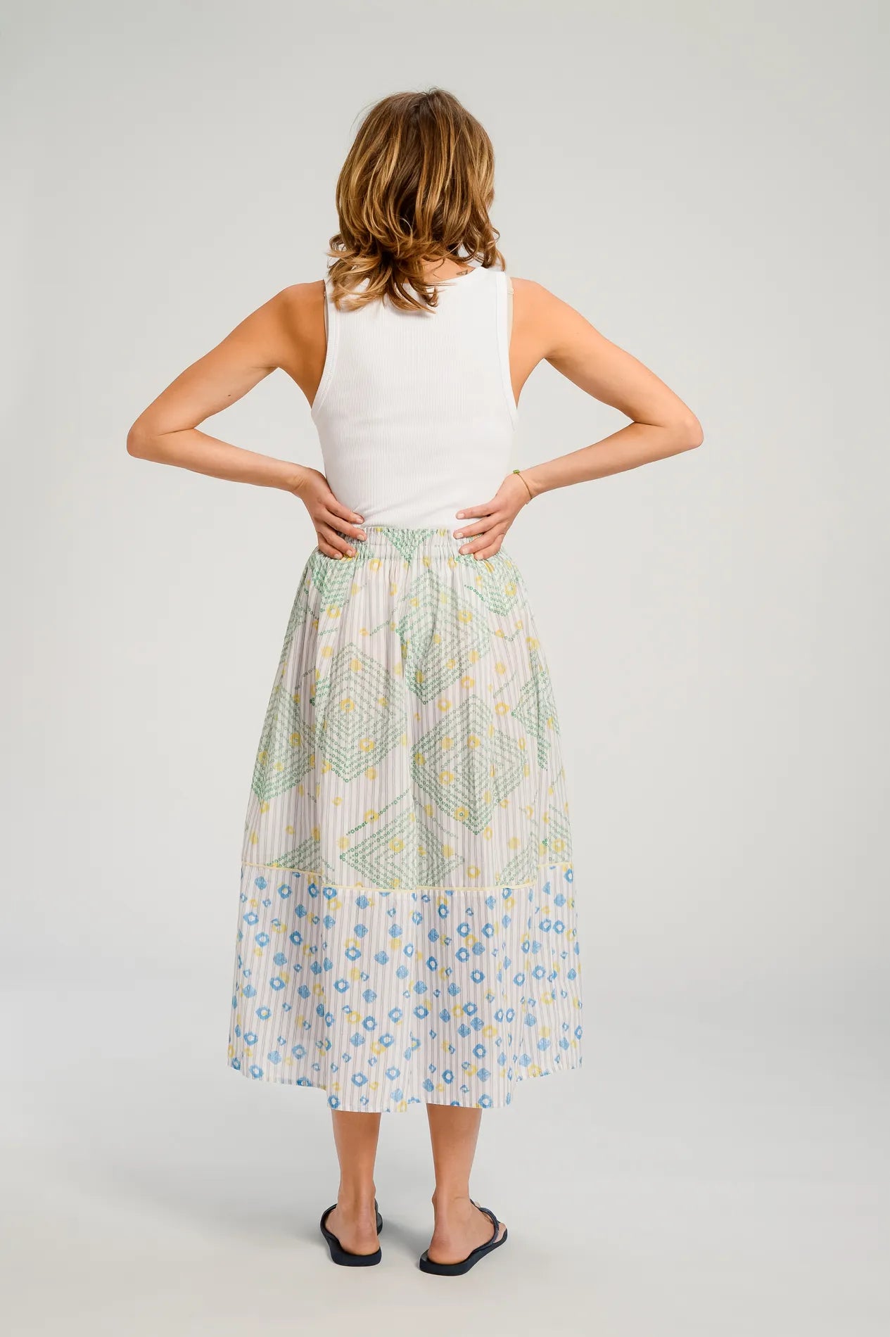 BLUE BAYA V DE VINSTER SKIRT LONG