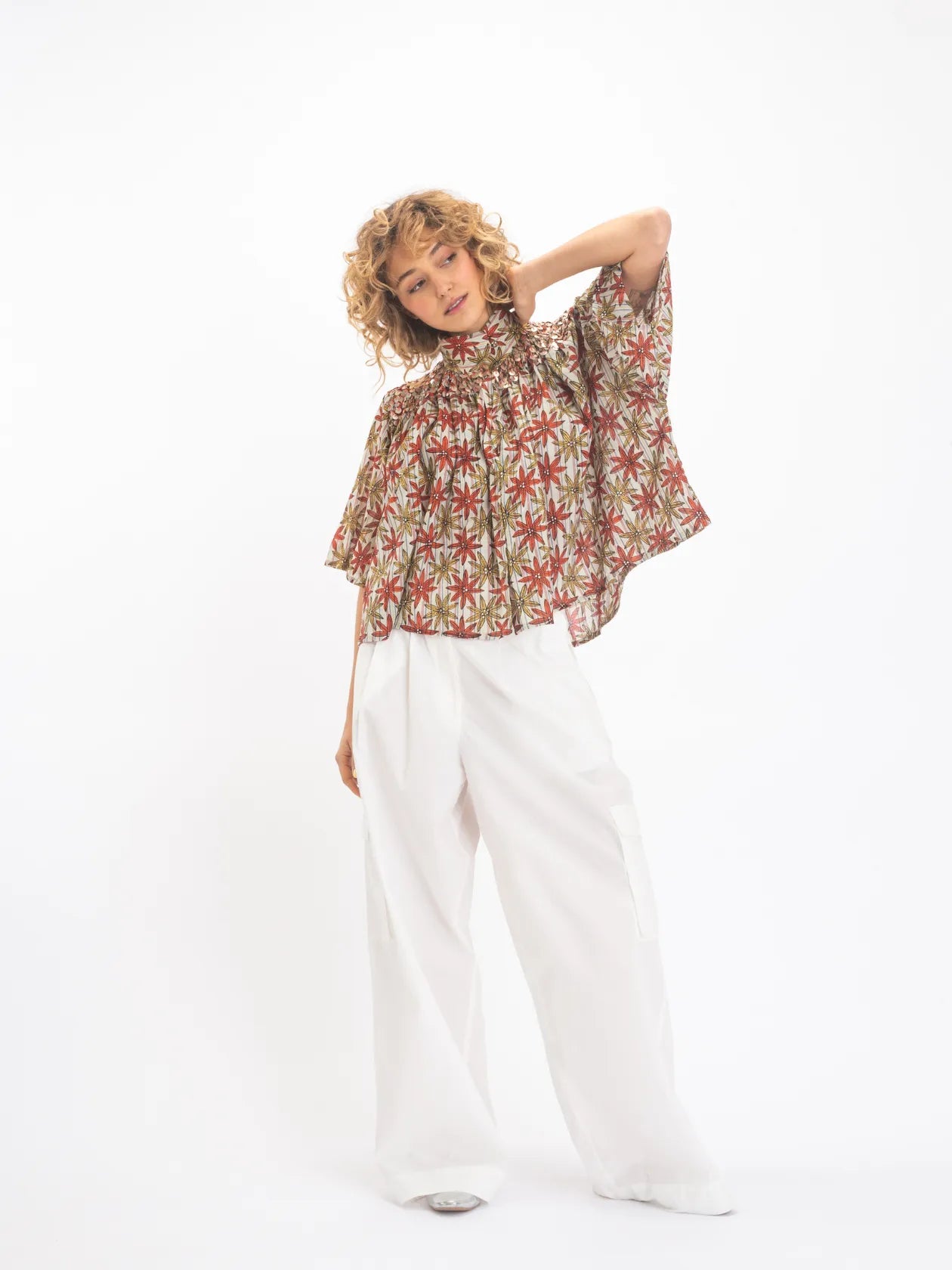 BLOUSE ORANGE BHUMI VDEVINSTER