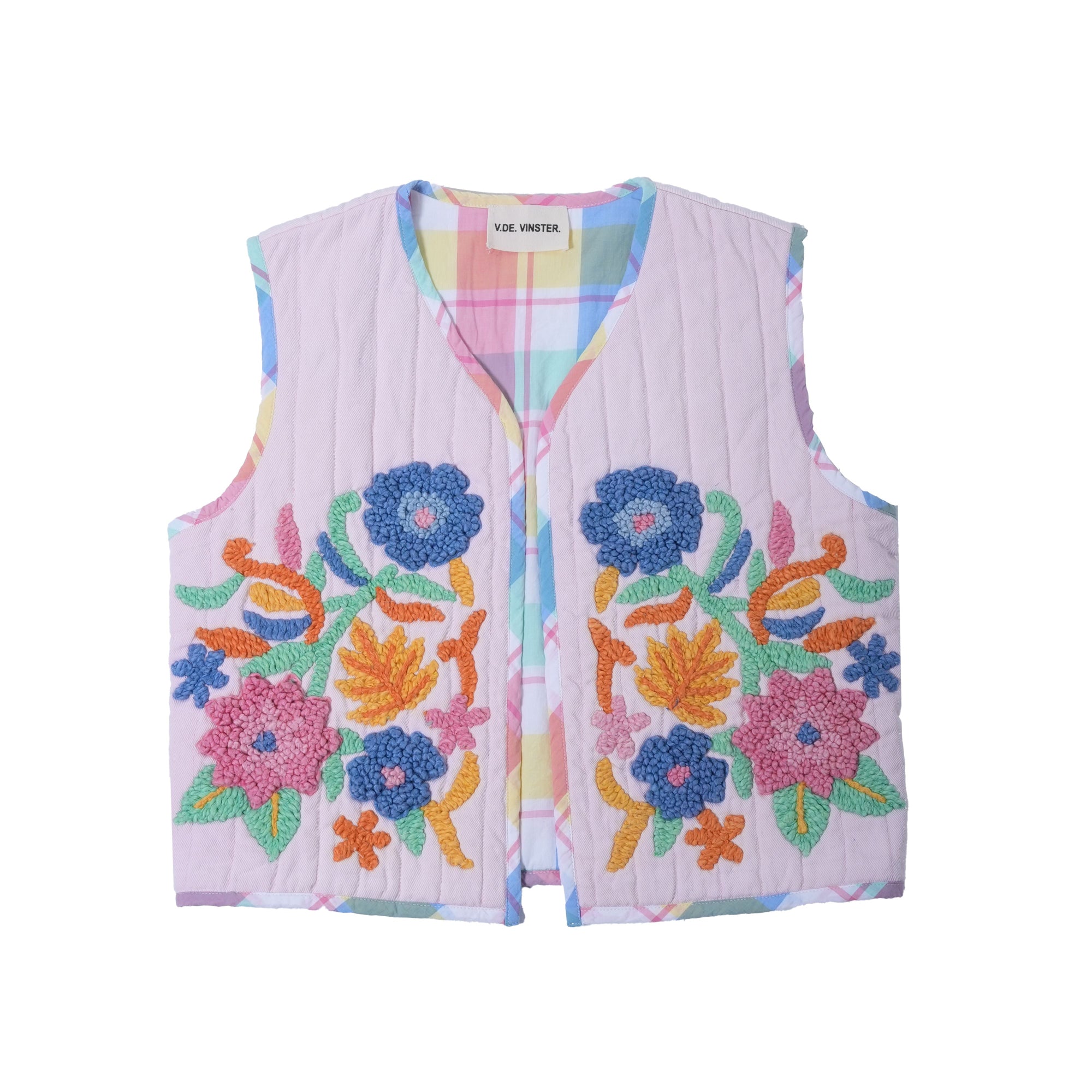 rose brama boléro matelassé v de vinster