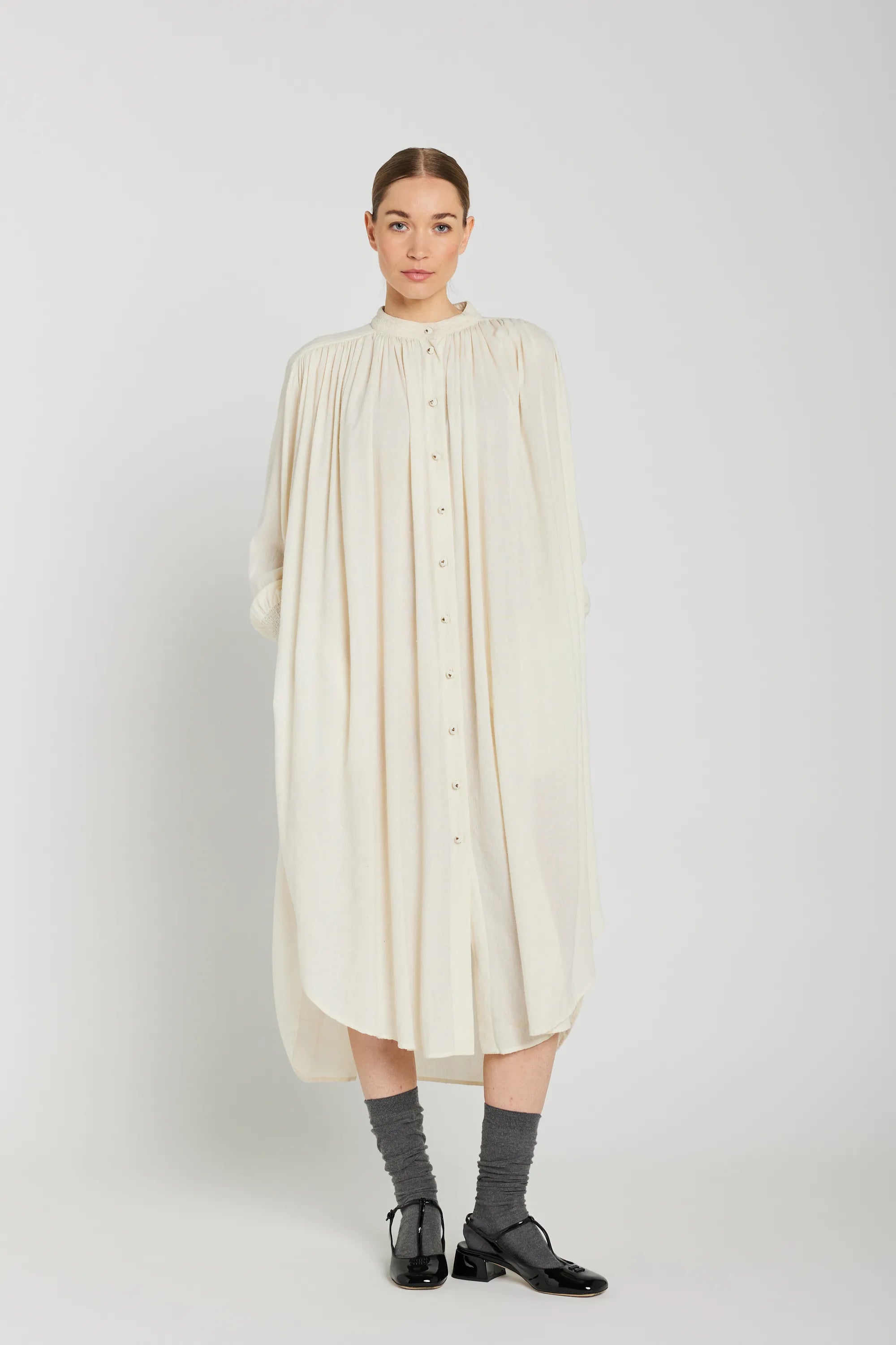 robe blanche césar v de vinster