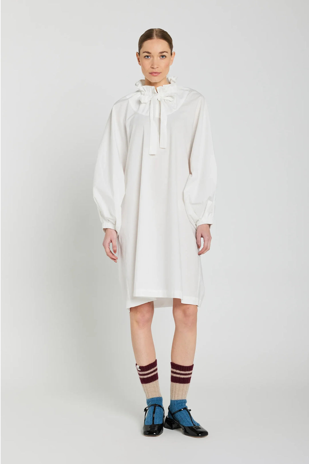Robe courte blanche CLARA