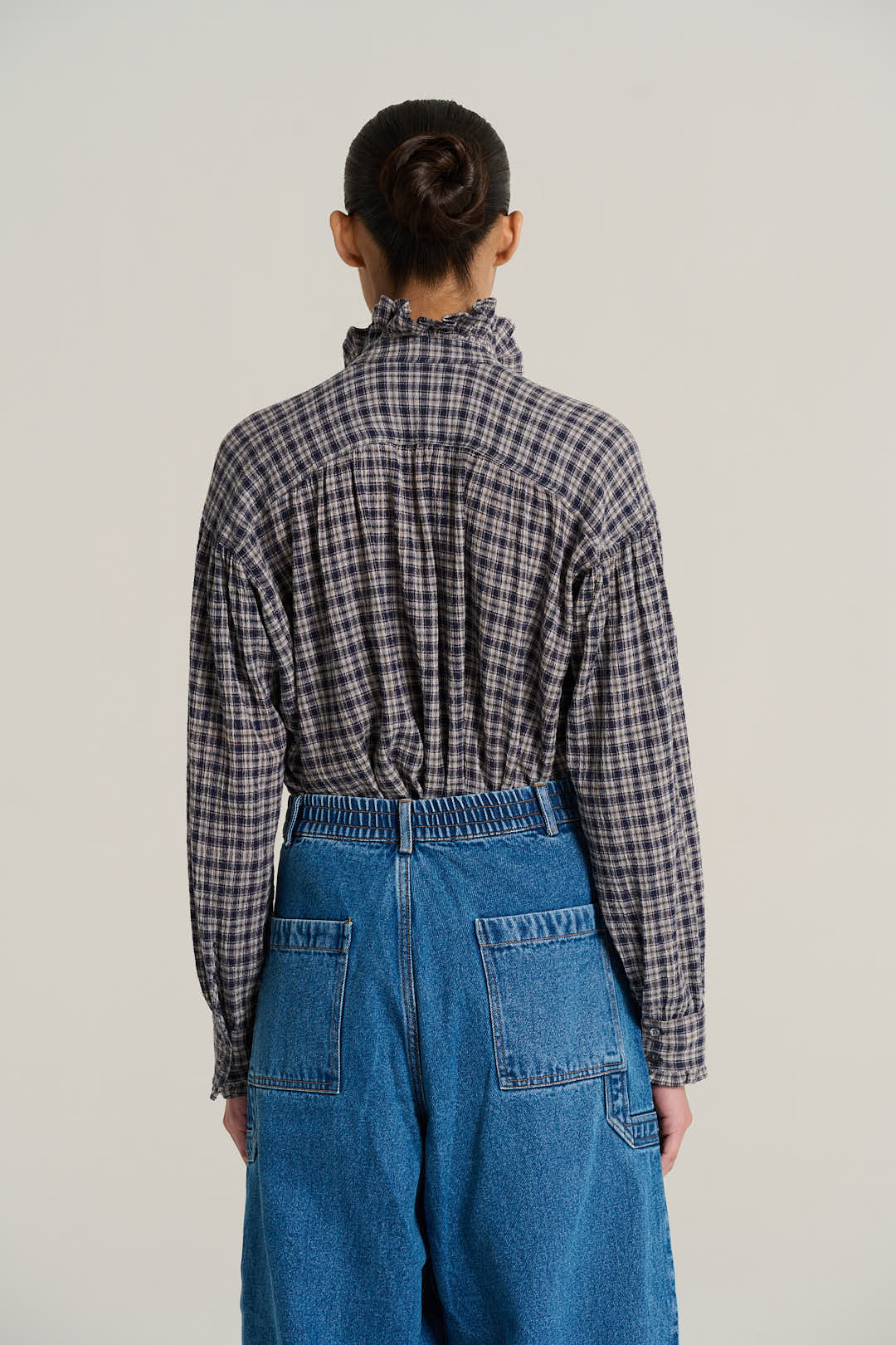 Blouse à carreaux tartan PABLO