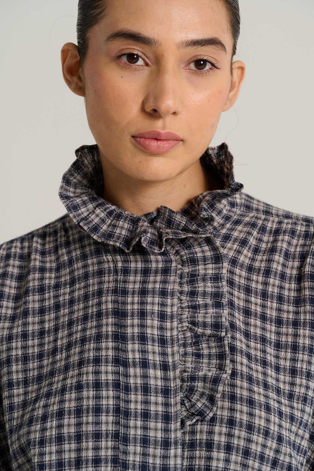 Blouse à carreaux tartan PABLO
