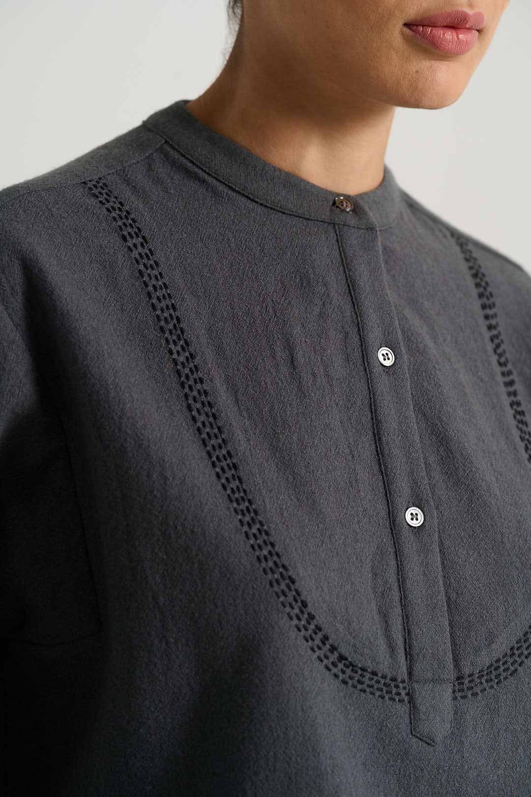 Blouse en laine anthracite Joseph