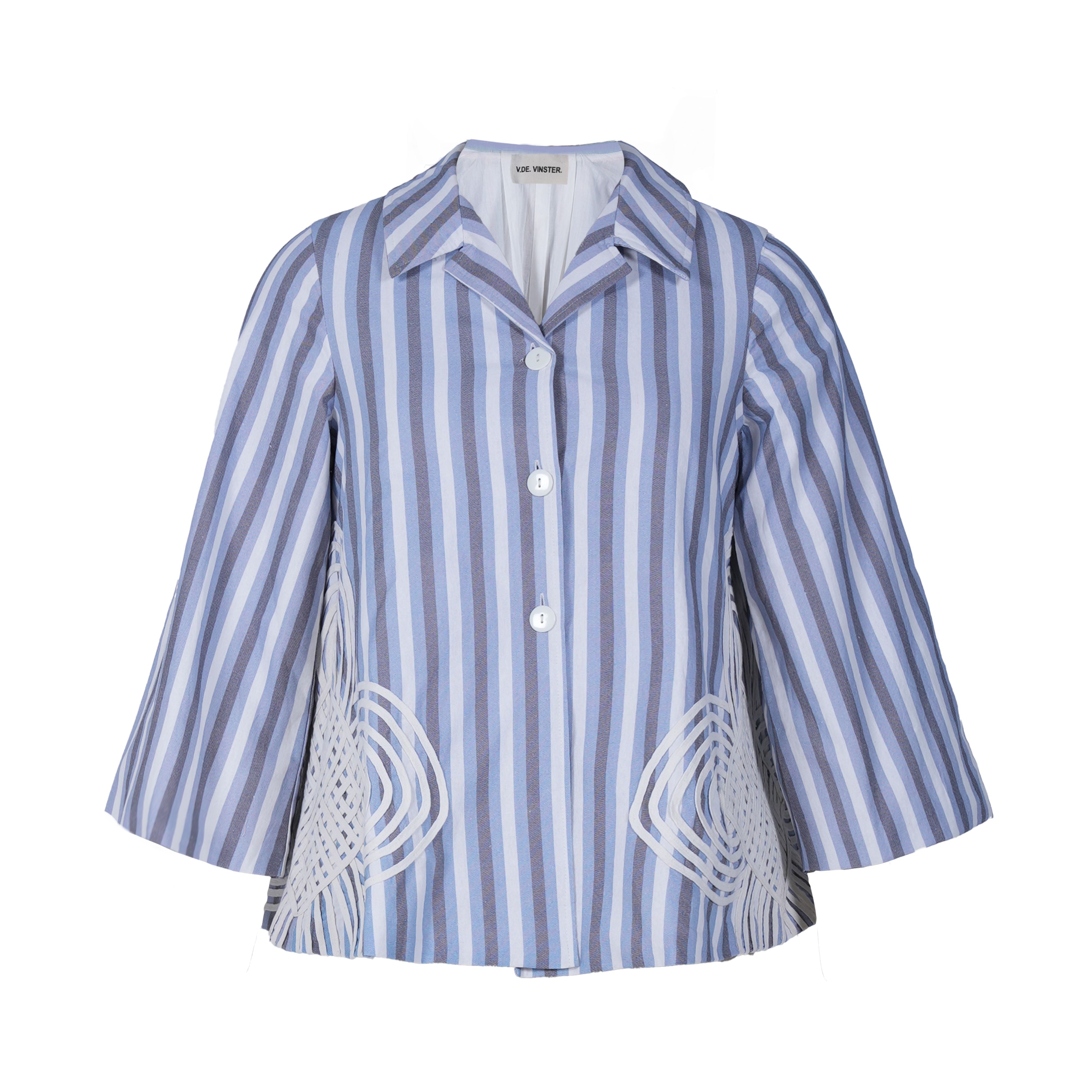 Veste à rayures brodée GANGA