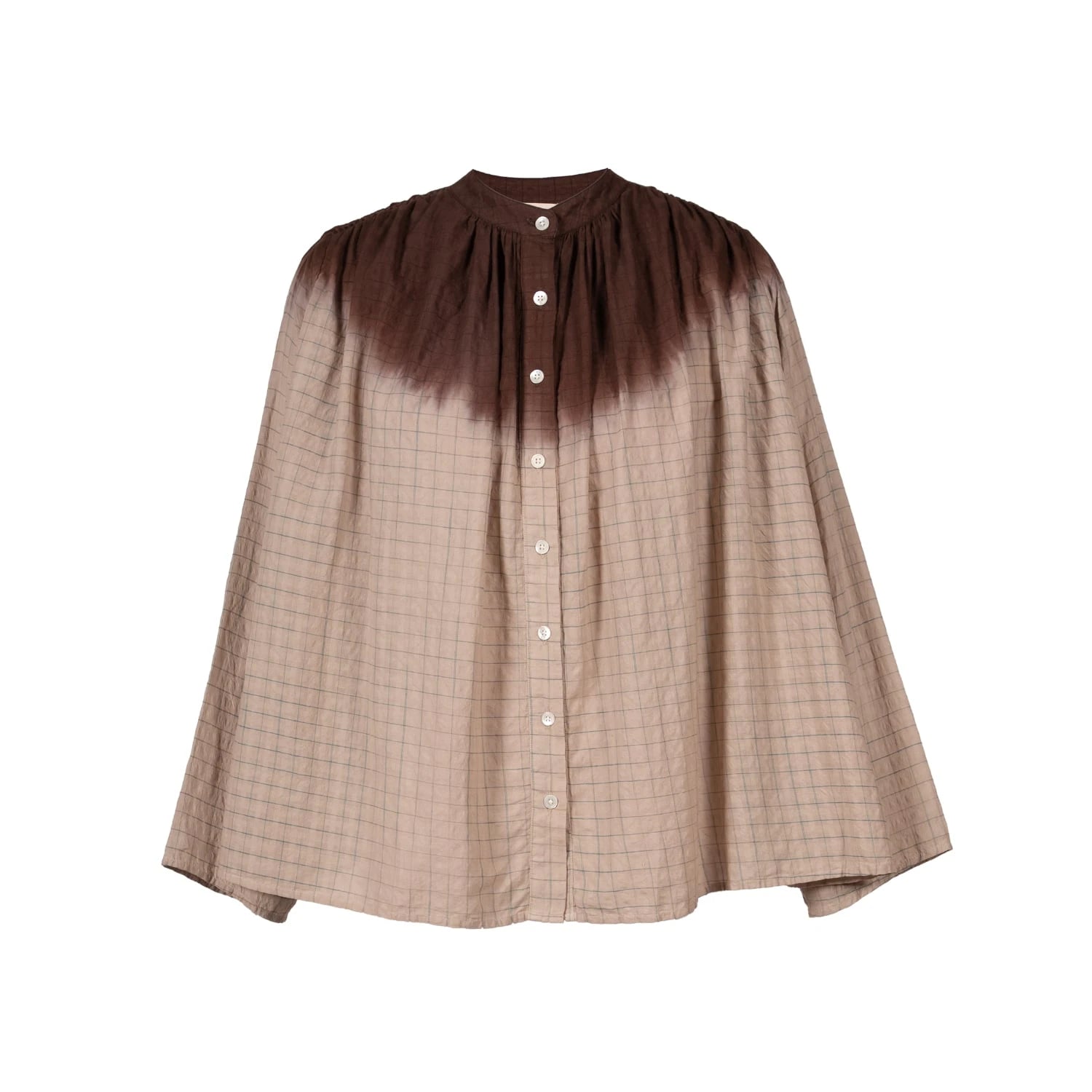 Blouse tie and dye chocolat HIMI