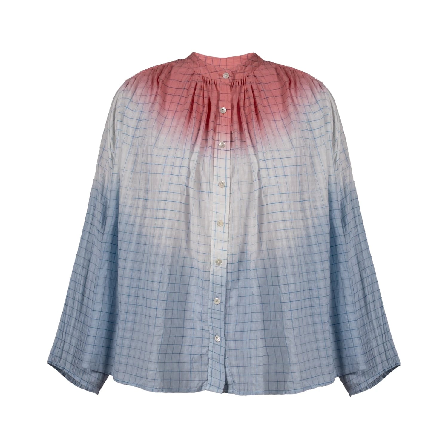 Blouse tie and dye bleu ciel HIMI
