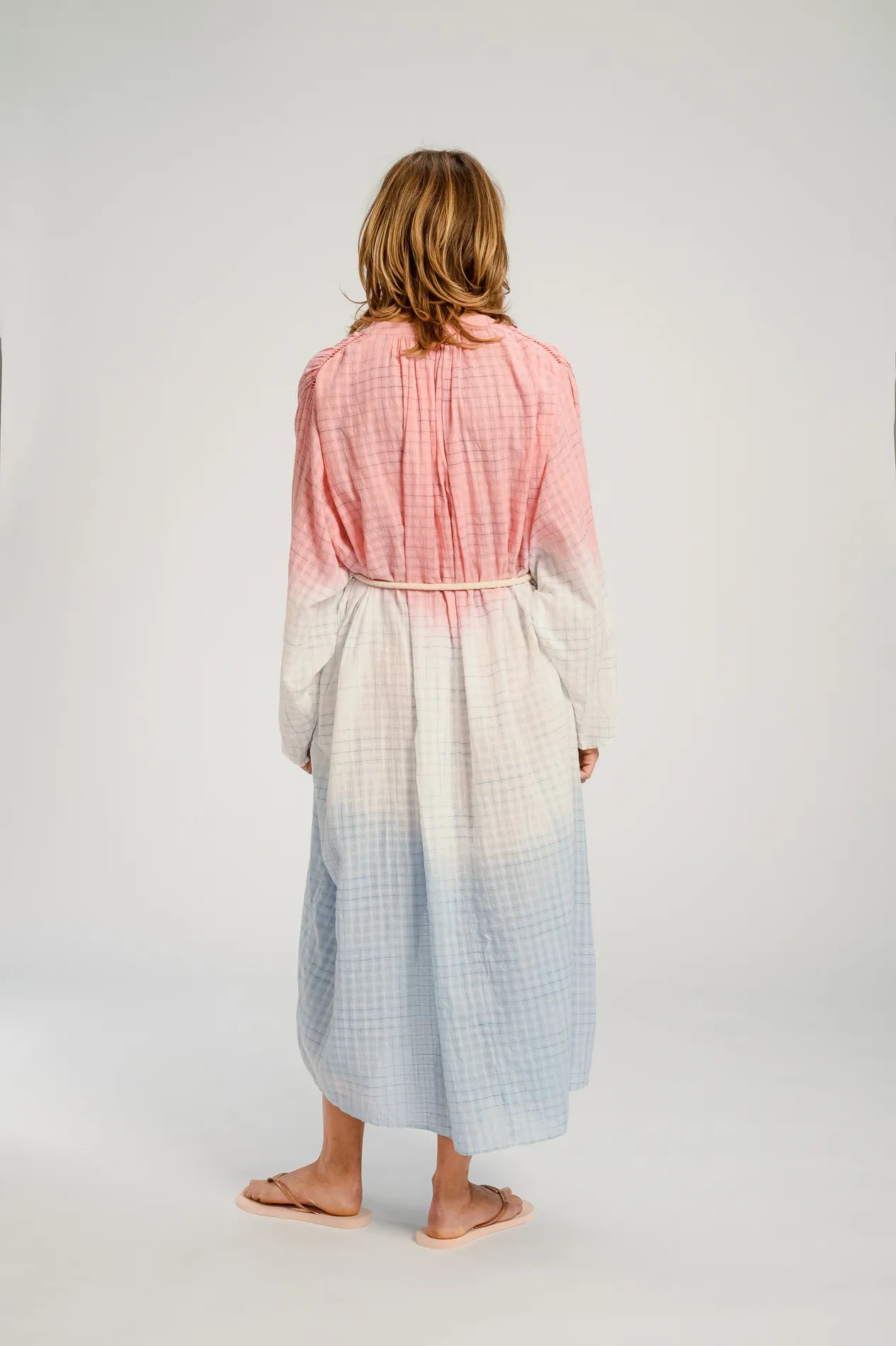 TIE AND DYE V DE VINSTER ROSE BLEU