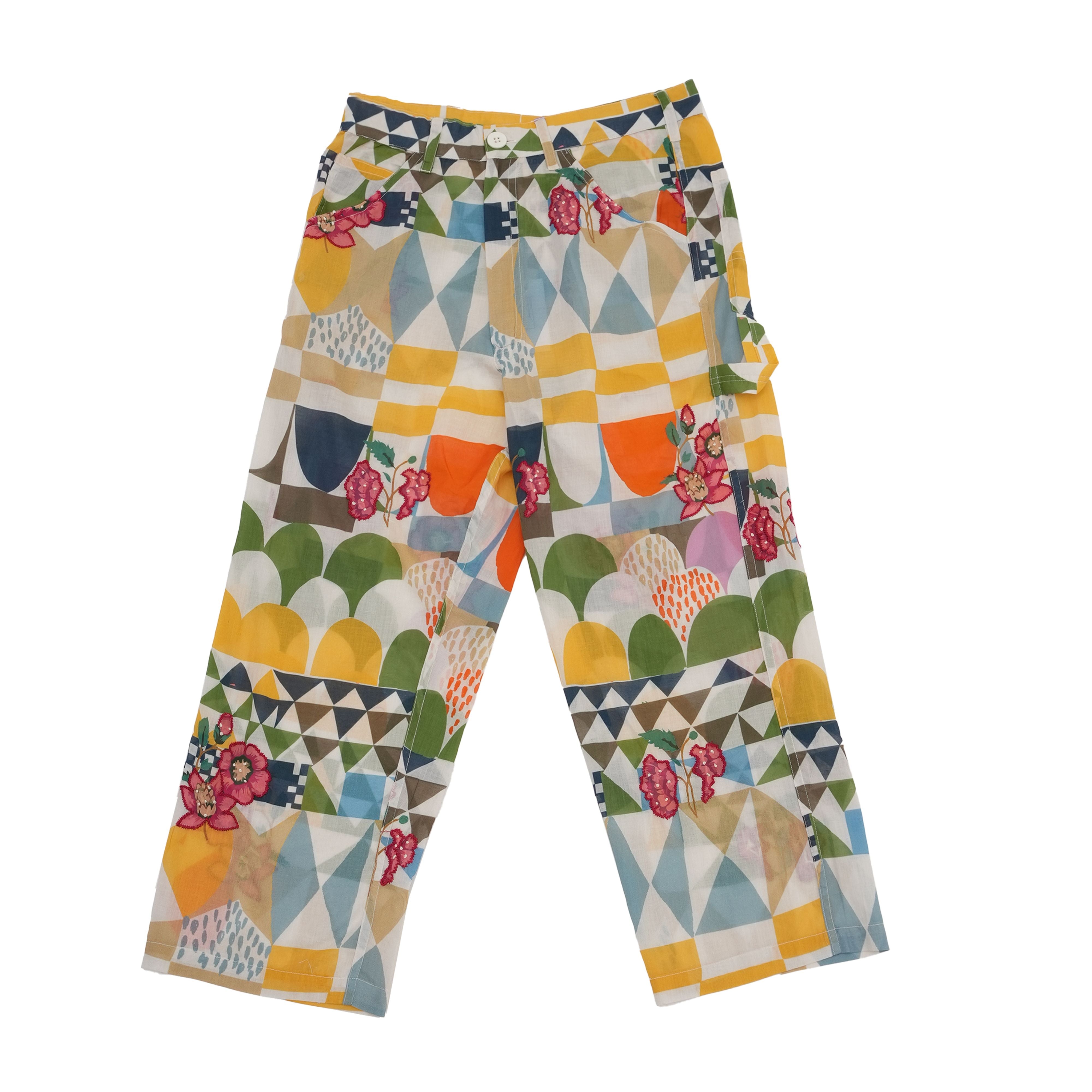 Pantalon à motif seventies LAKSHMI