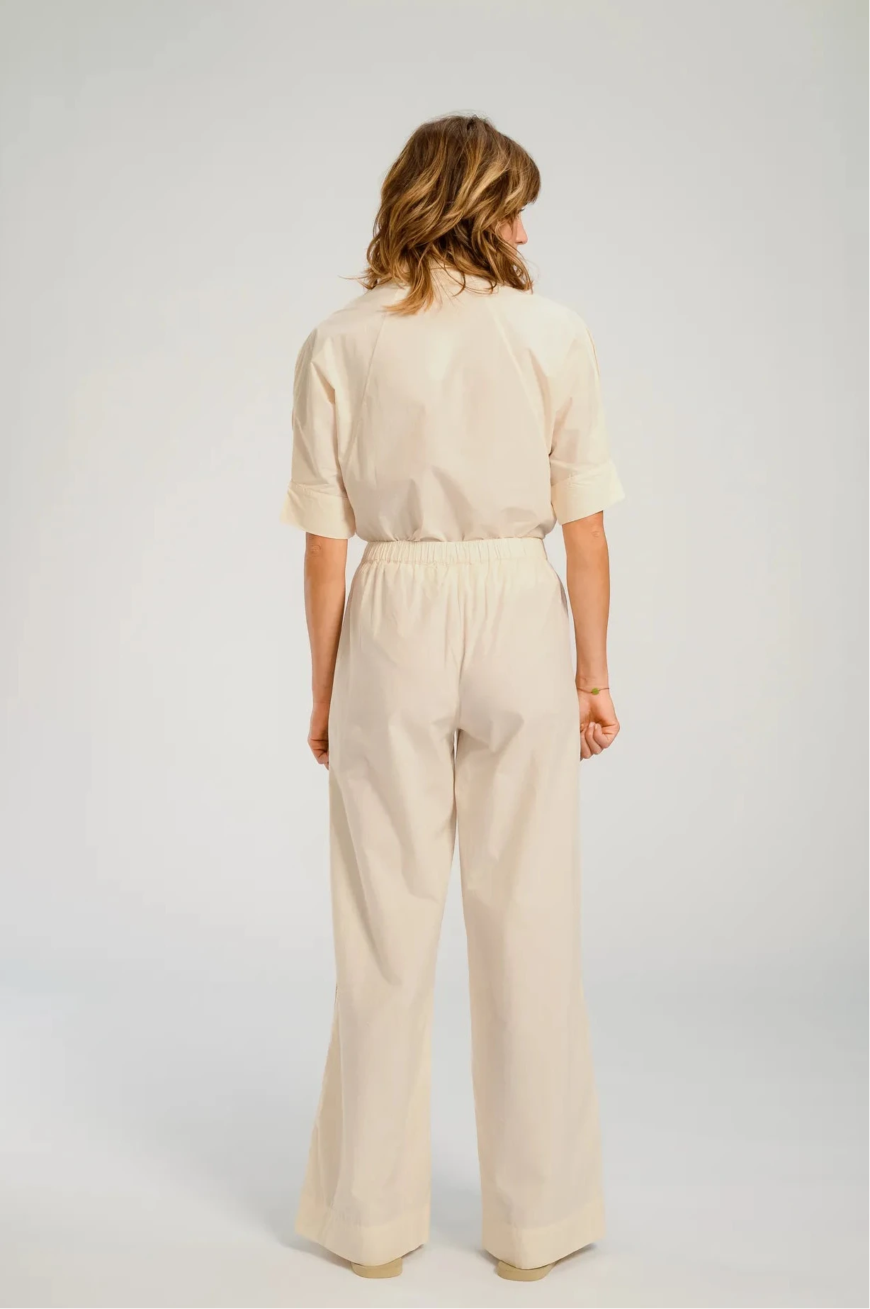 pantalon blanc coton v de vinster