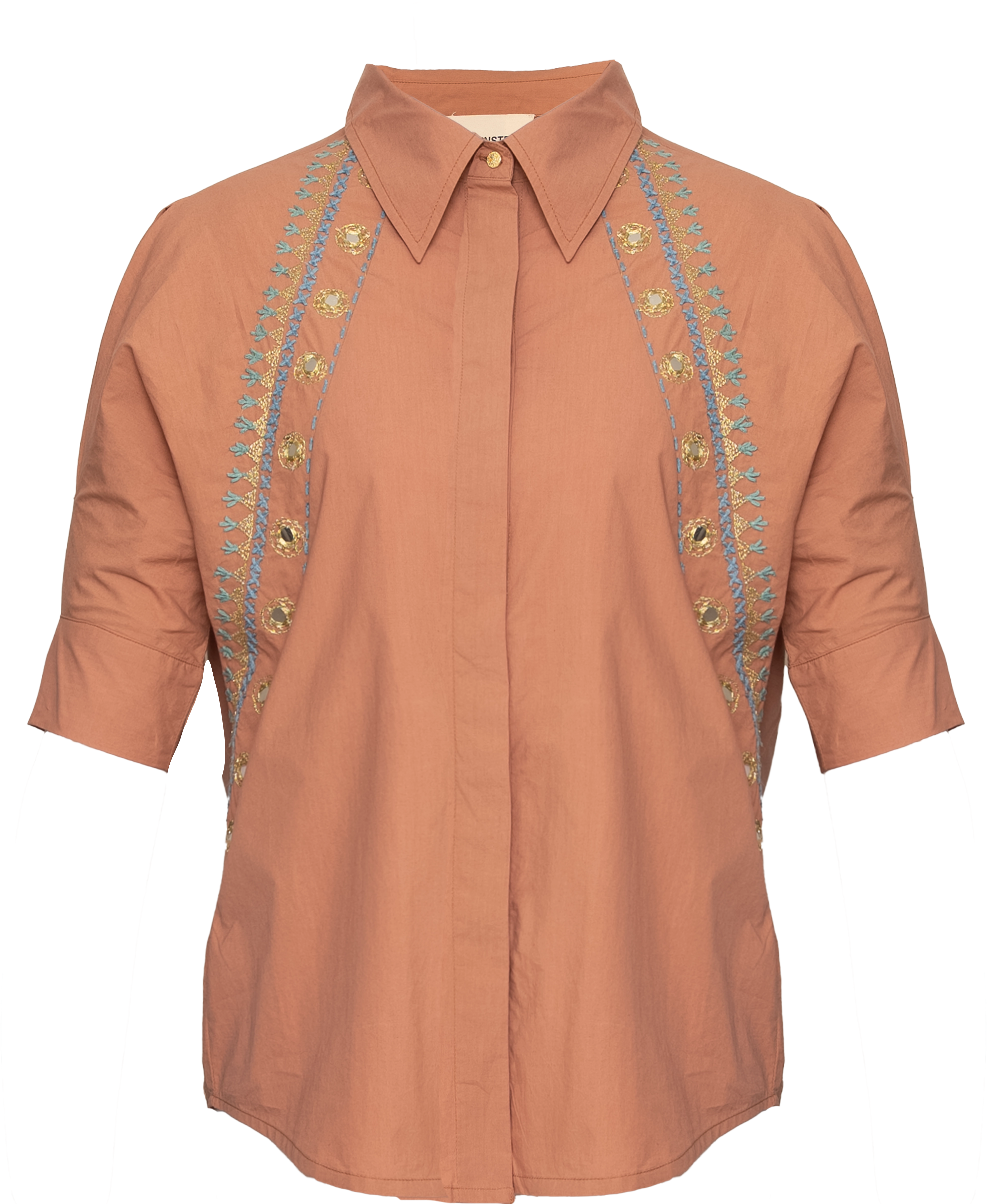 los Angeles terracotta summer spring blouse