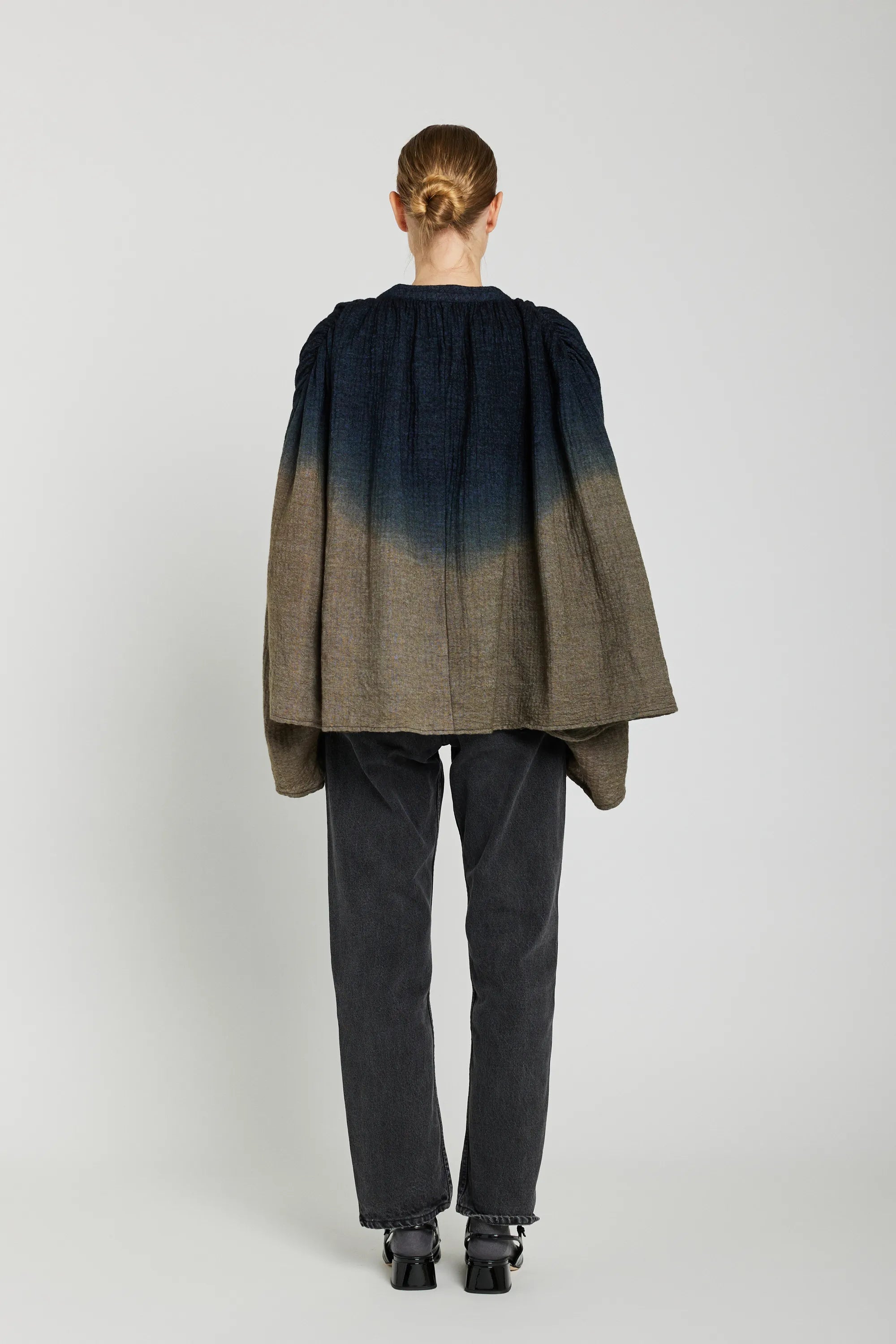 Chemise tie and dye bleue marine MALO