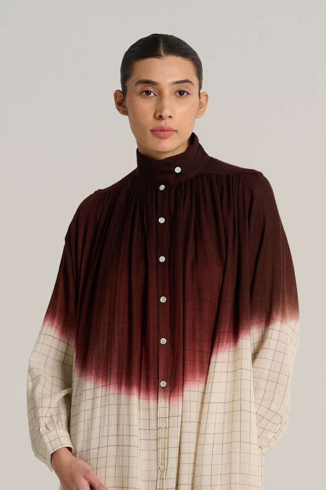 Robe tie and dye bordeaux MARIUS