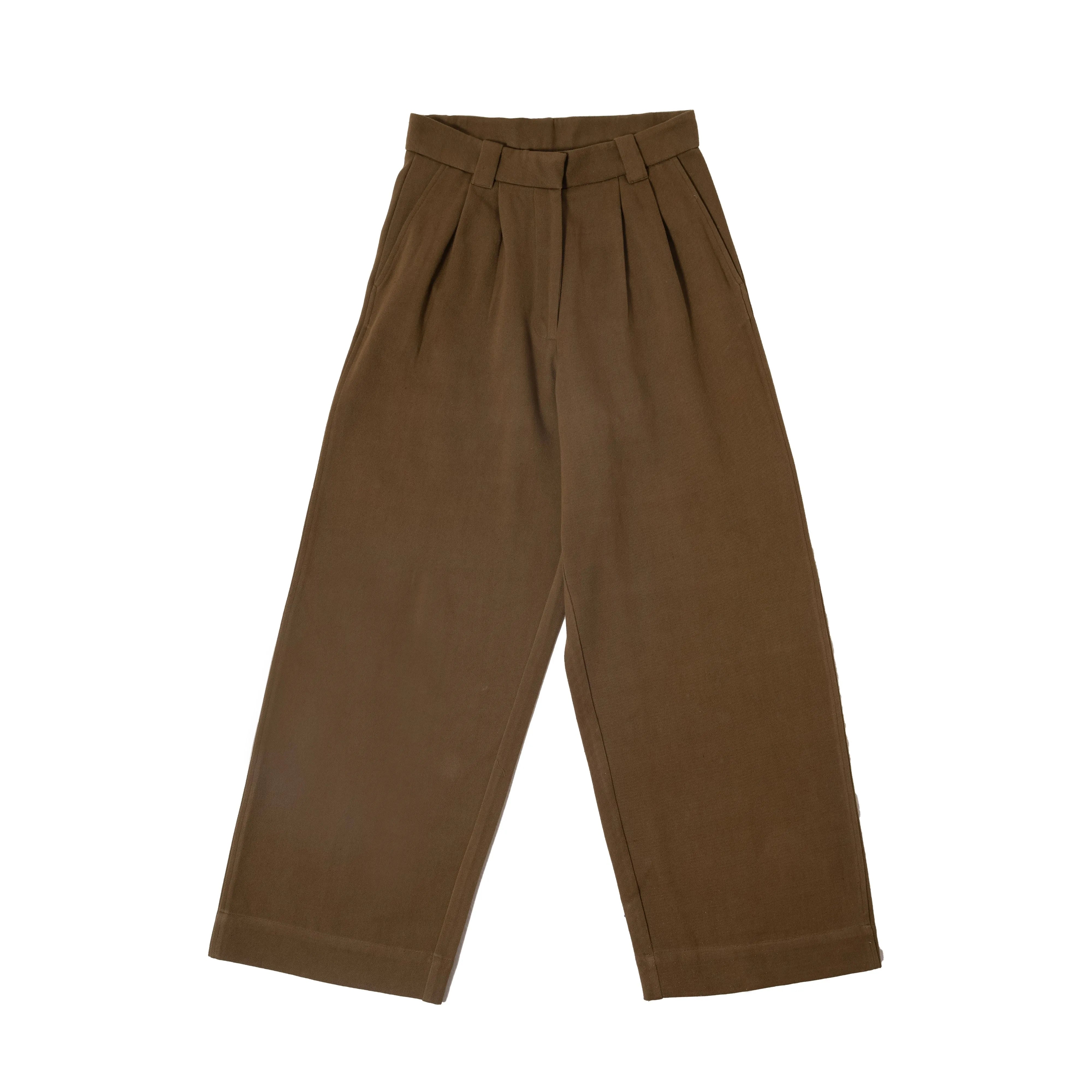 V DE VINSTER KAKI MONA PANTS