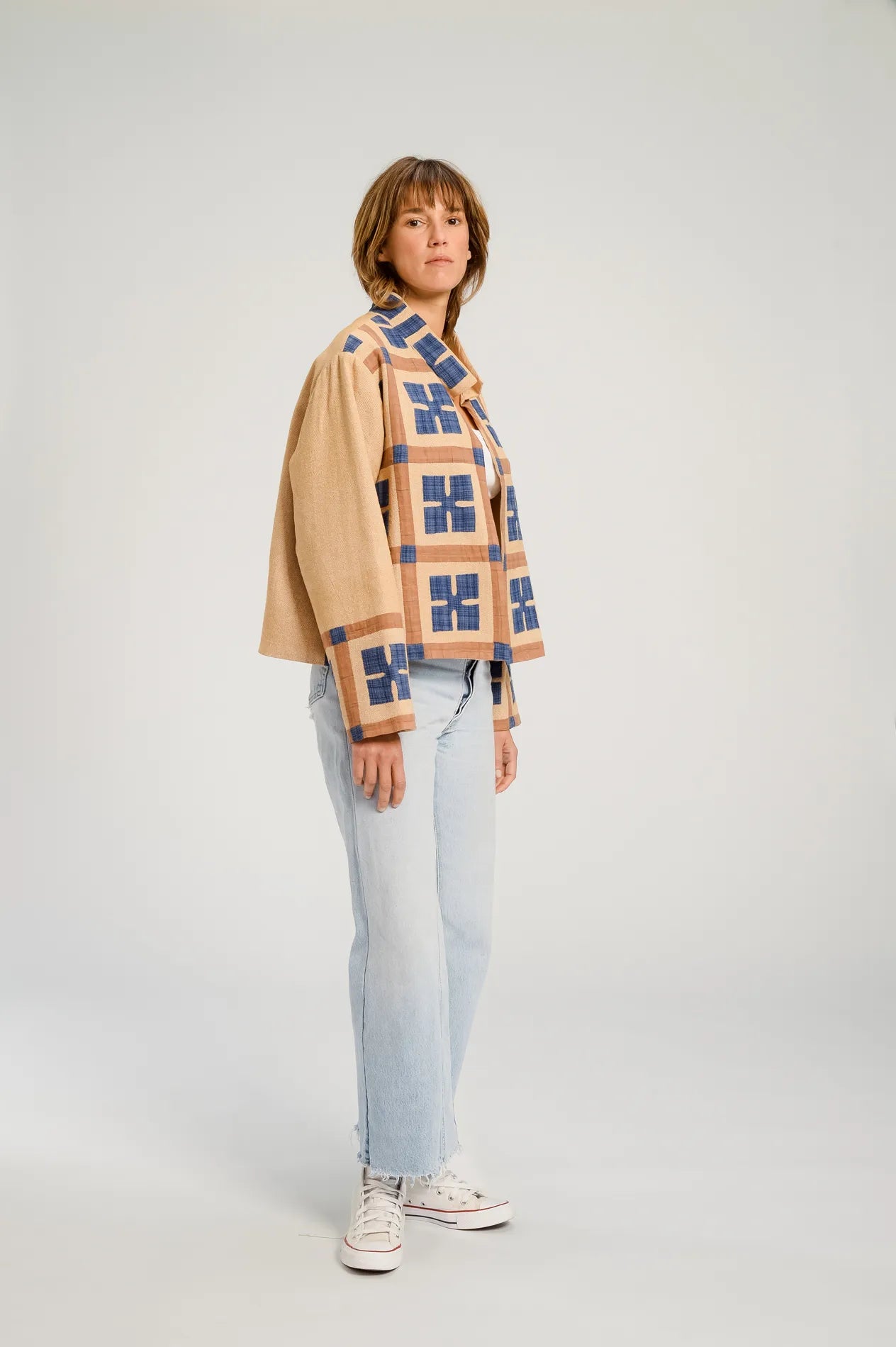 MOTIFS PATCHWORK NARA V DE VINSTER VESTE