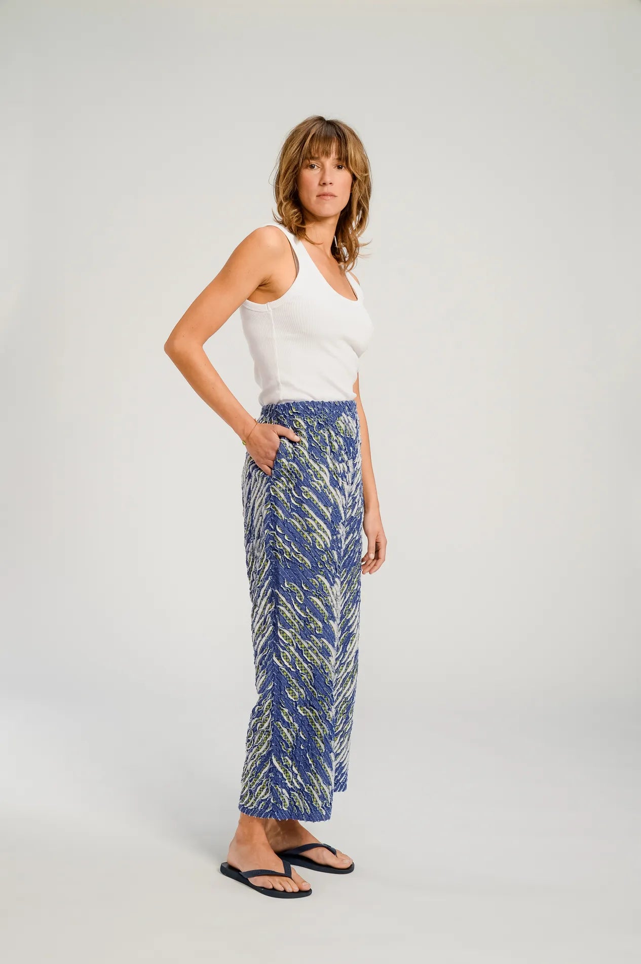 Pantalon bleu PUSHKAR
