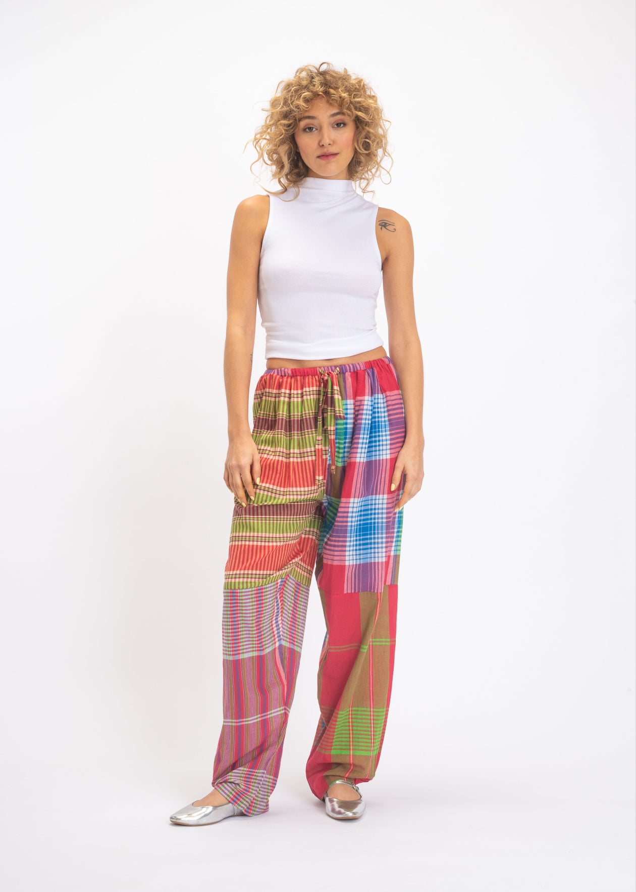 v de vinster pantalon rouge