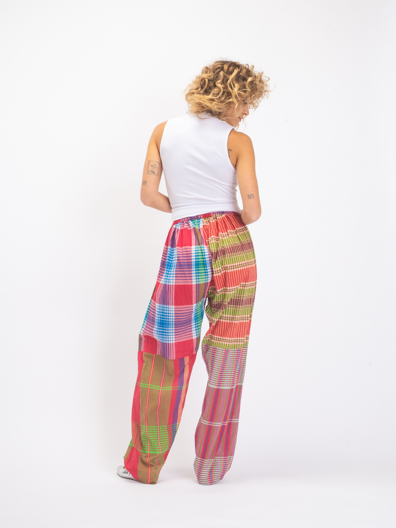 v de vinster rouge pantalon ample