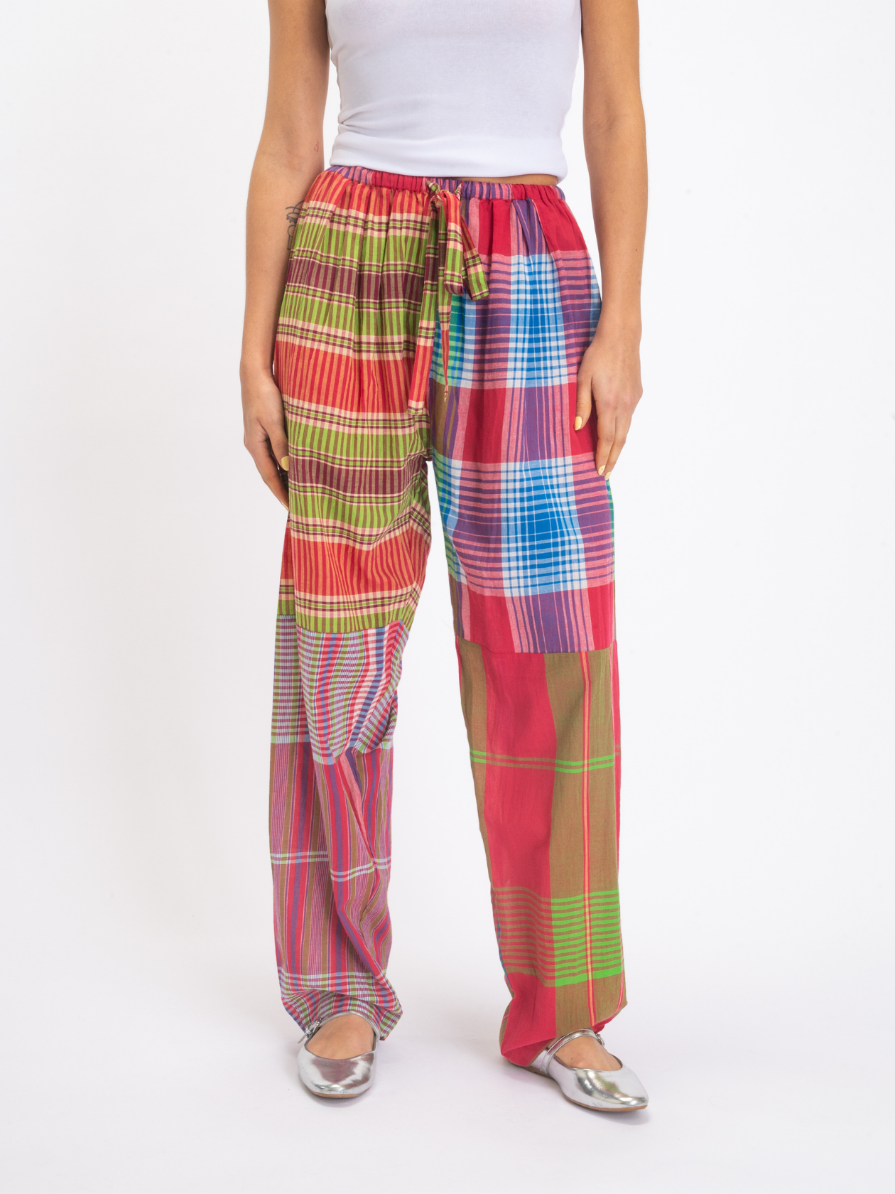 v de vinster rouge pantlon