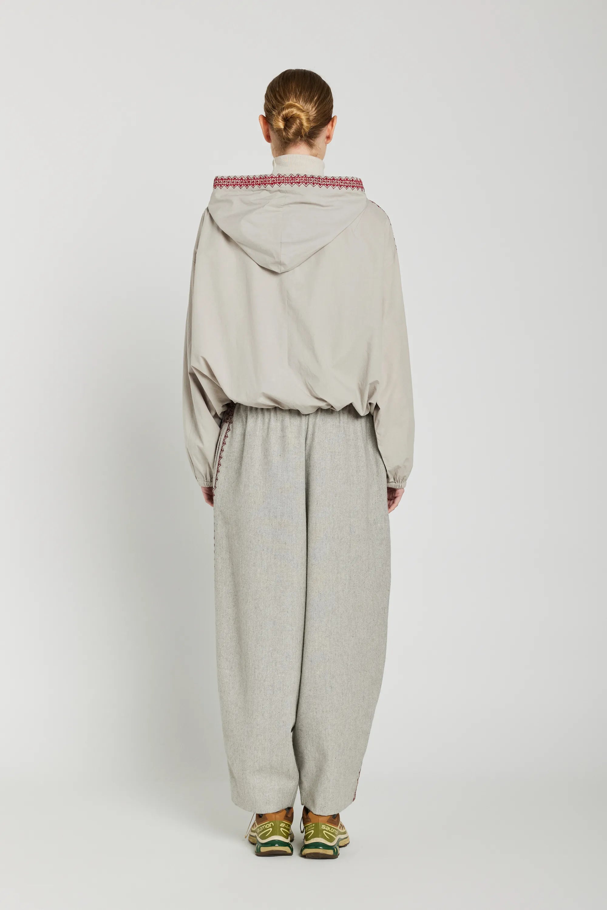 hoodie v de vinster jogging pantalon gris