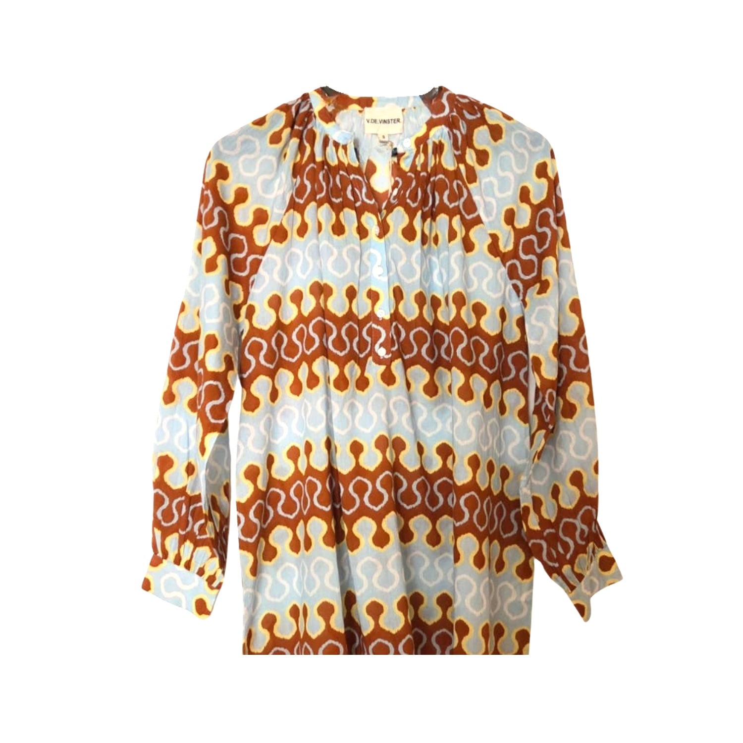 RIO seventies print blouse