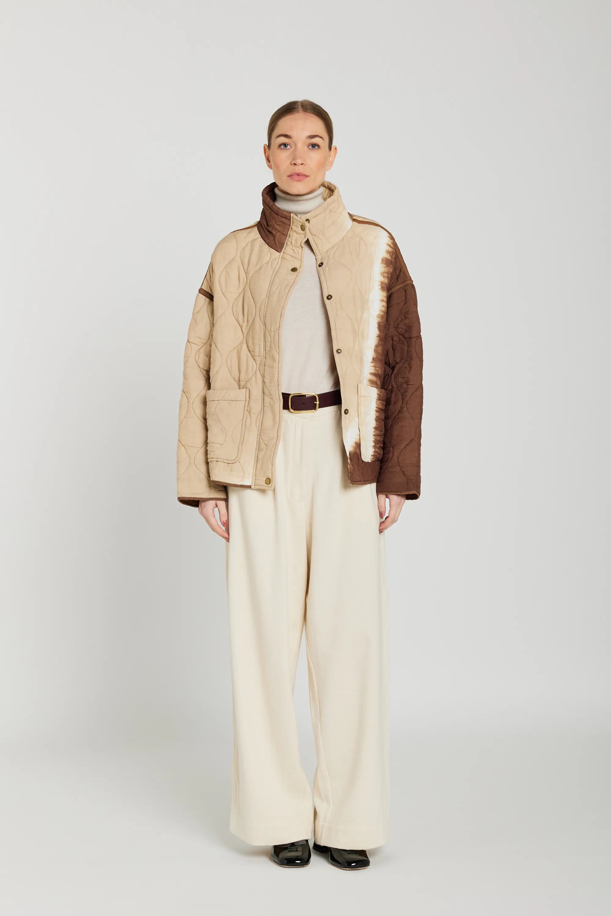 manteau hiver v de vinster femme tie and dye