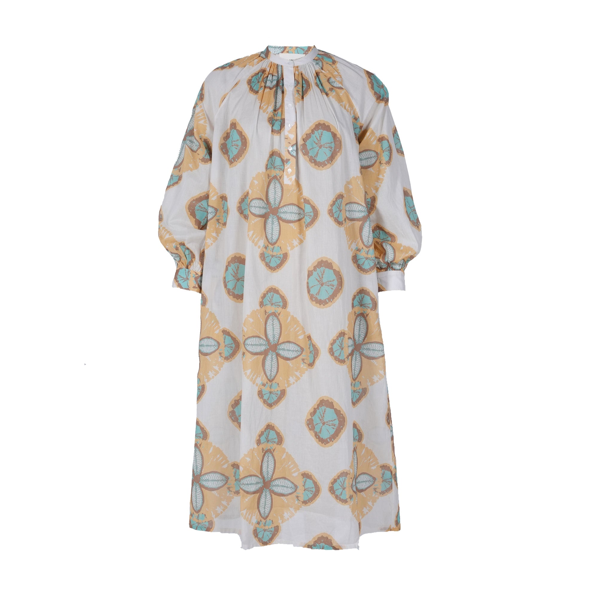 robe fluide jaune v de vinster