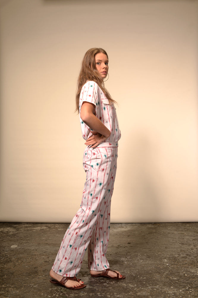 Pantalon imprimé croix Ganesh