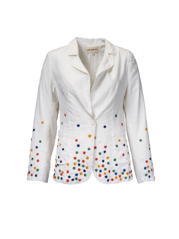 Veste tailleur brodée étoile Mata