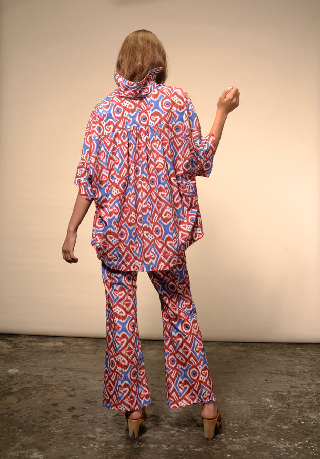 Blouse imprimée ikat Rakhe