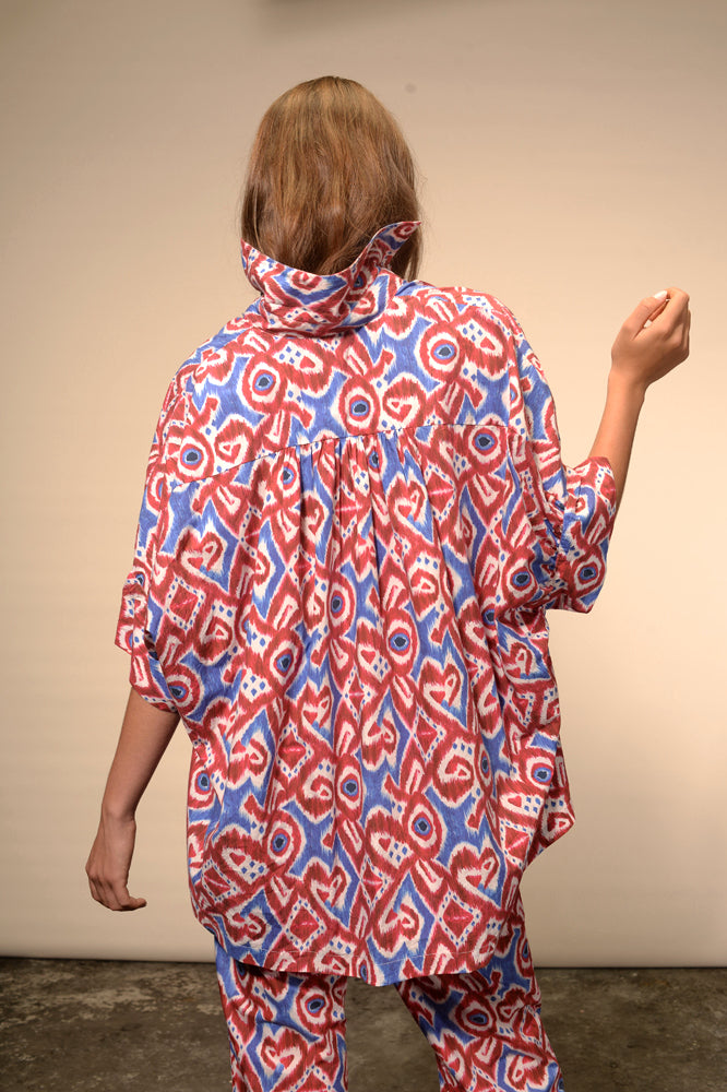 Blouse imprimée ikat Rakhe
