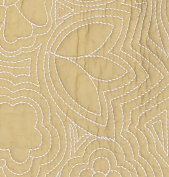 Hoodie sans manches matelassée kaki Flowers