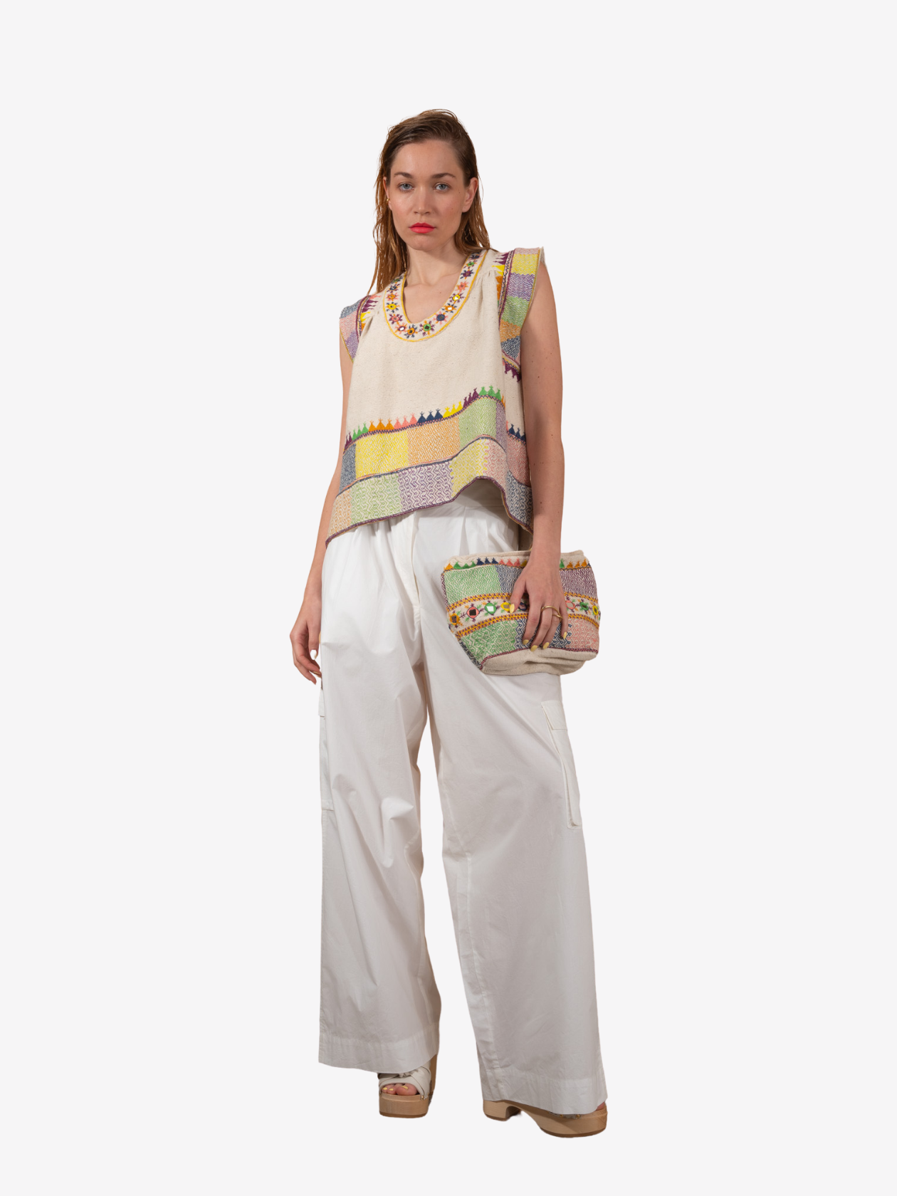 Top brodée SARASWATI