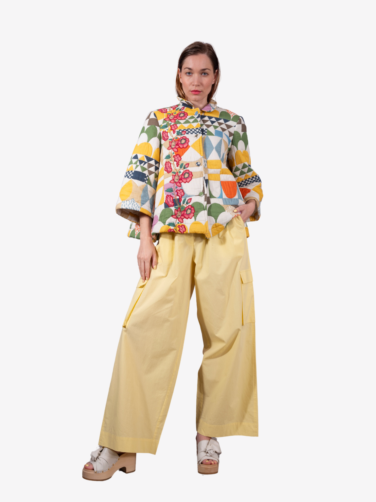 Veste matelassée à motif seventies LAKSHMI