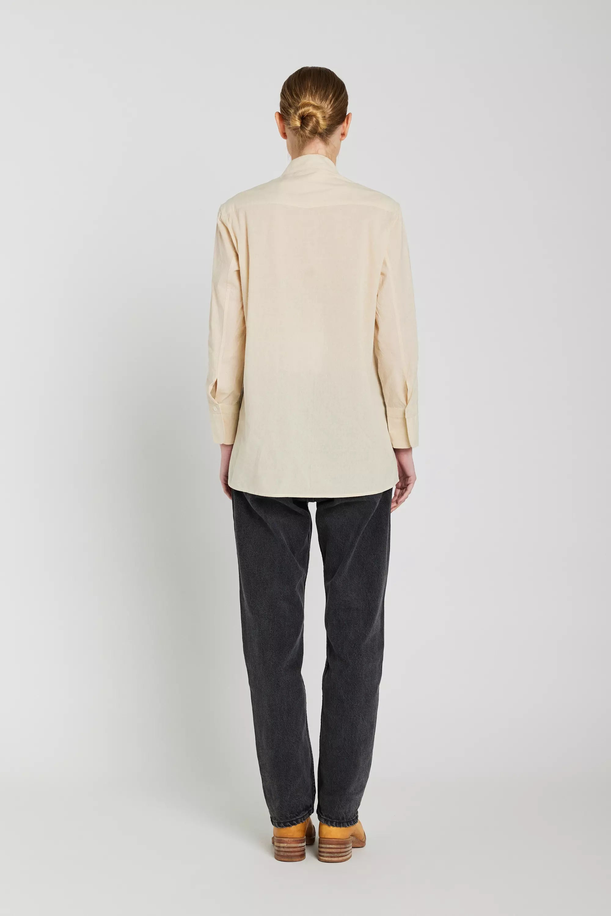 chemise brodée v de vinster cream