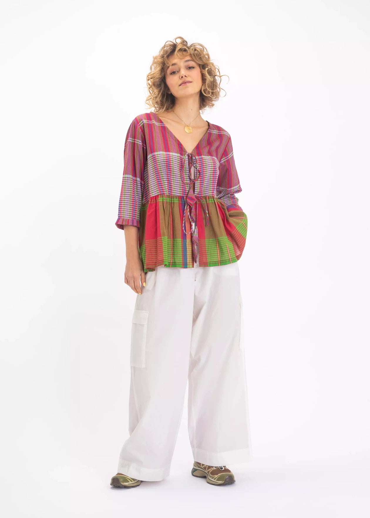 v de vinster rouge blouse