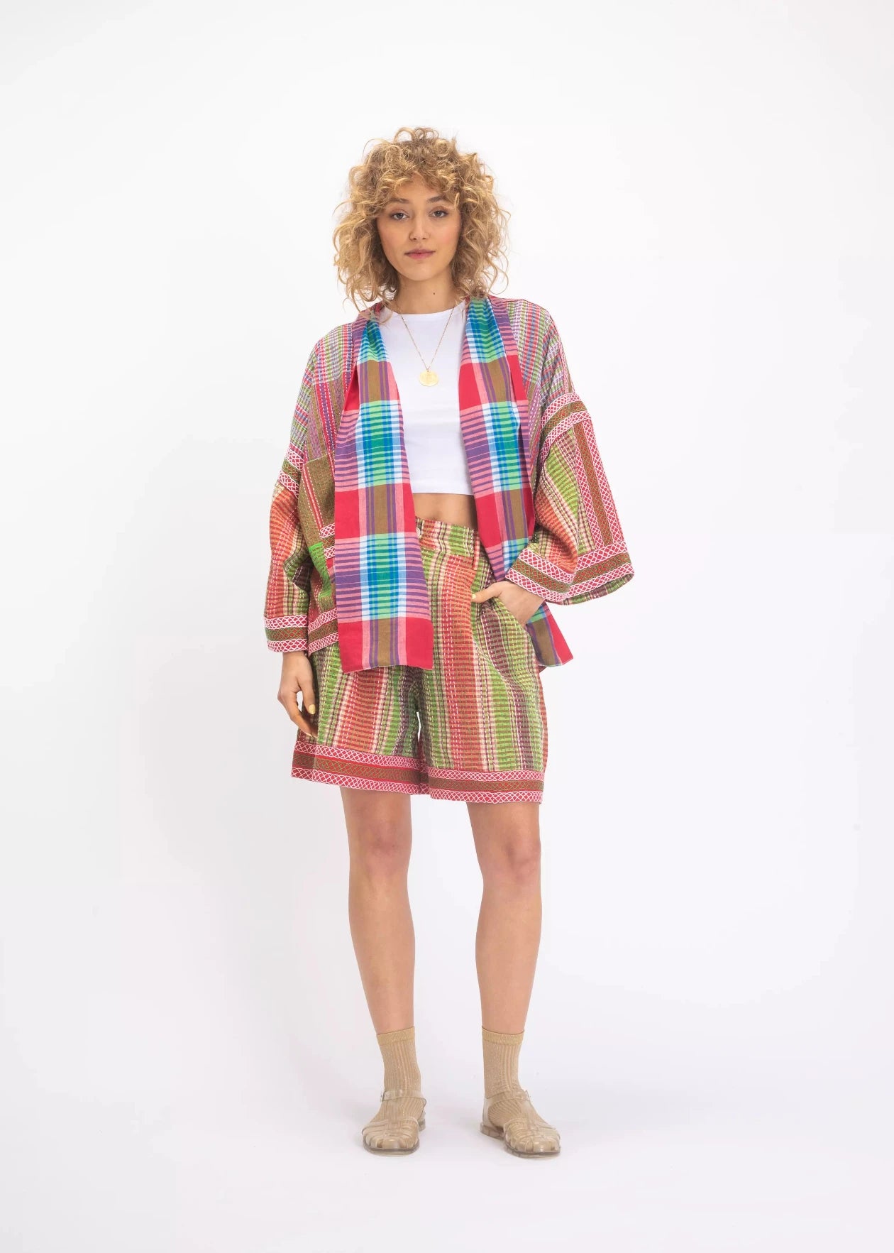 v de vinster Rudra kimono rouge