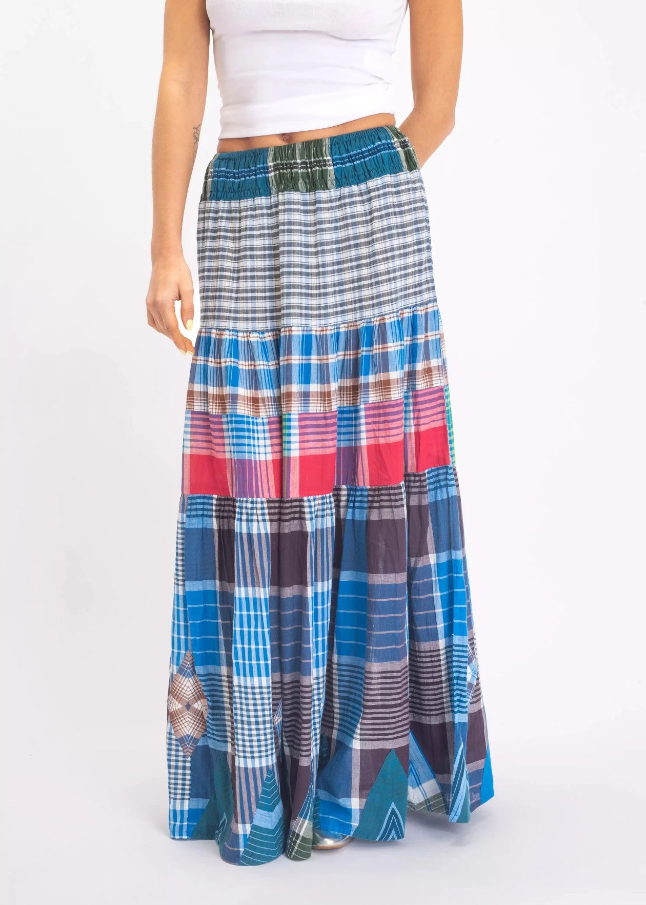 ruera bleue jupe v de vinster