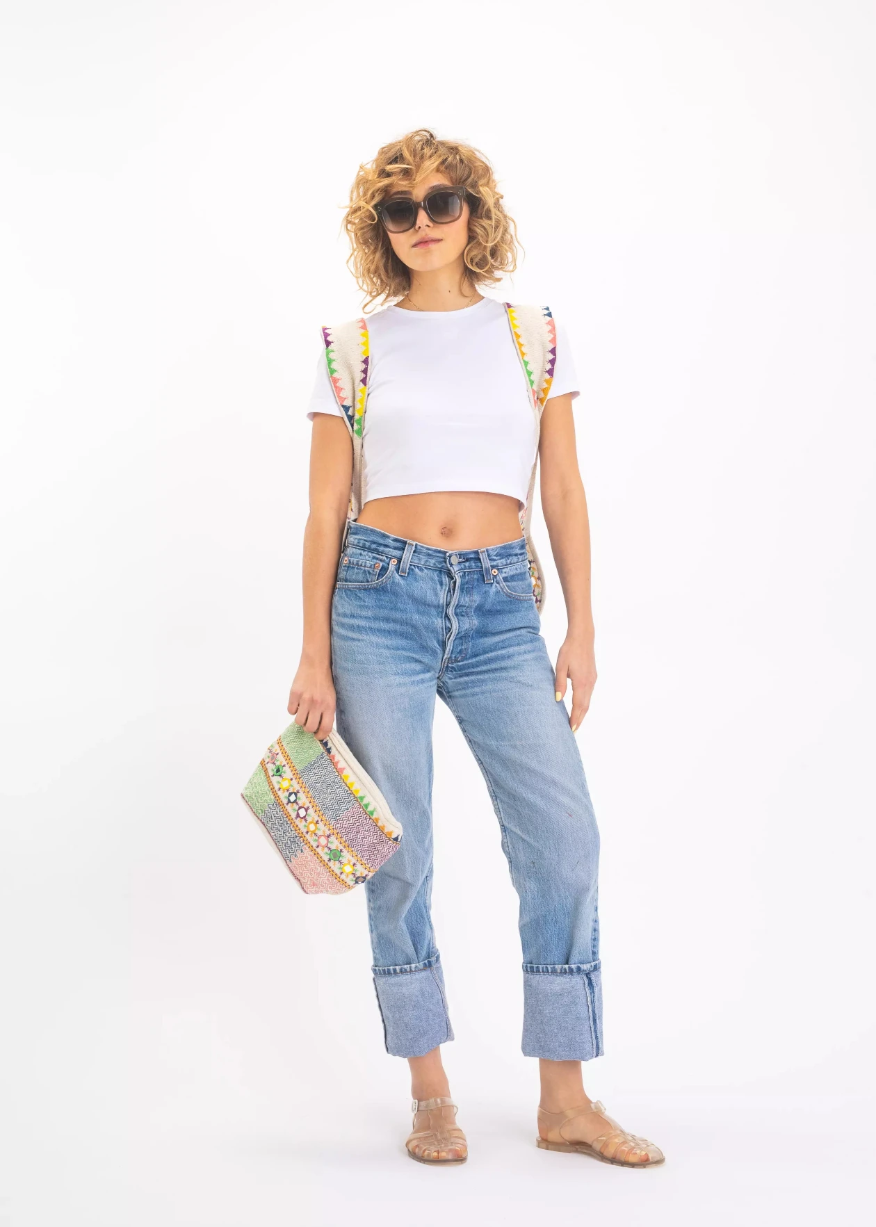 v de vinster sac à dos brodé