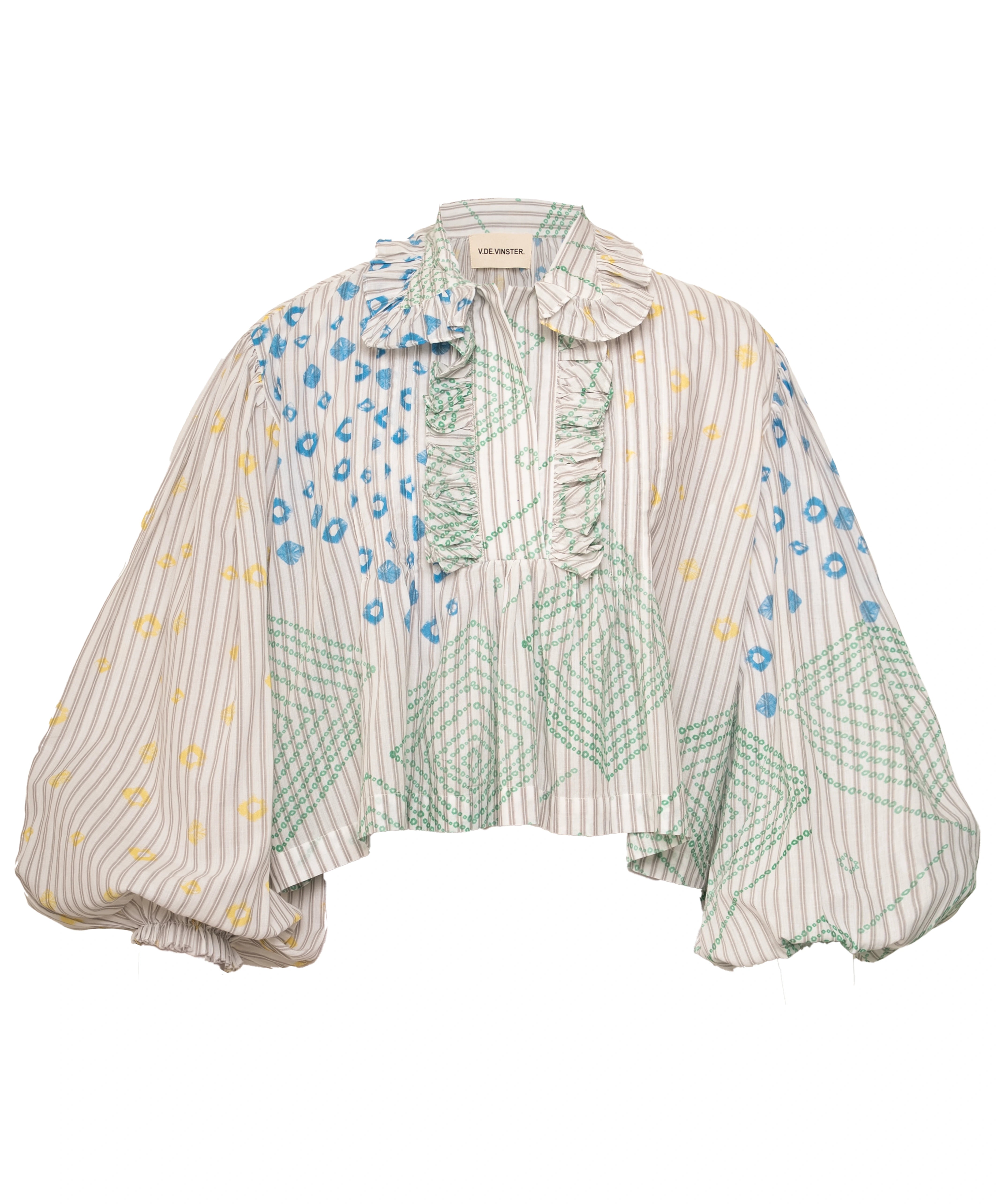 BAYA BLOUSE  BLUE GREEN 