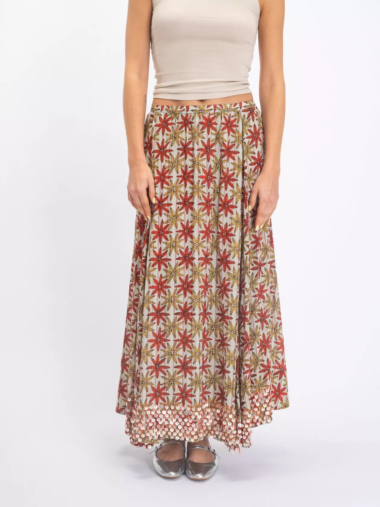 ORANGE JUPE V DE VINSTER