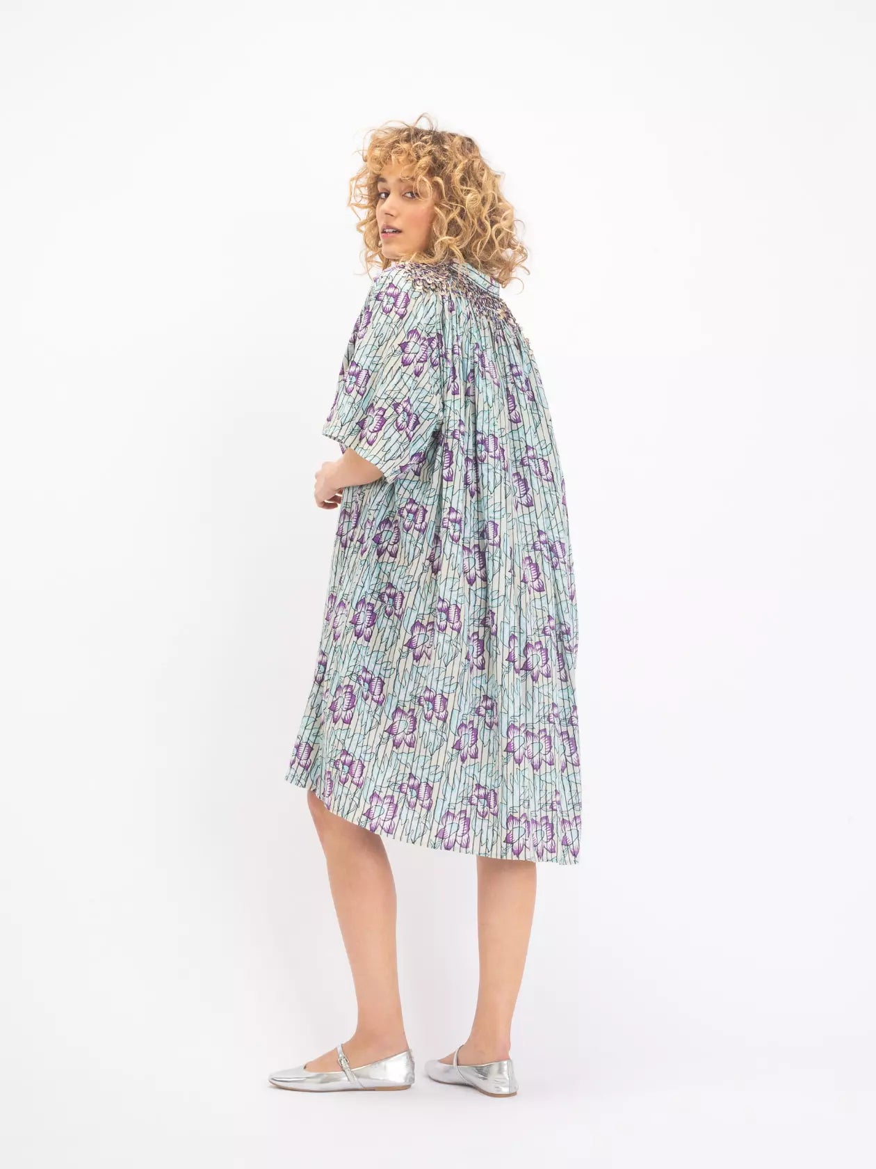 V DE VINSTER BLEUE ROBE COURTE  BHUMI