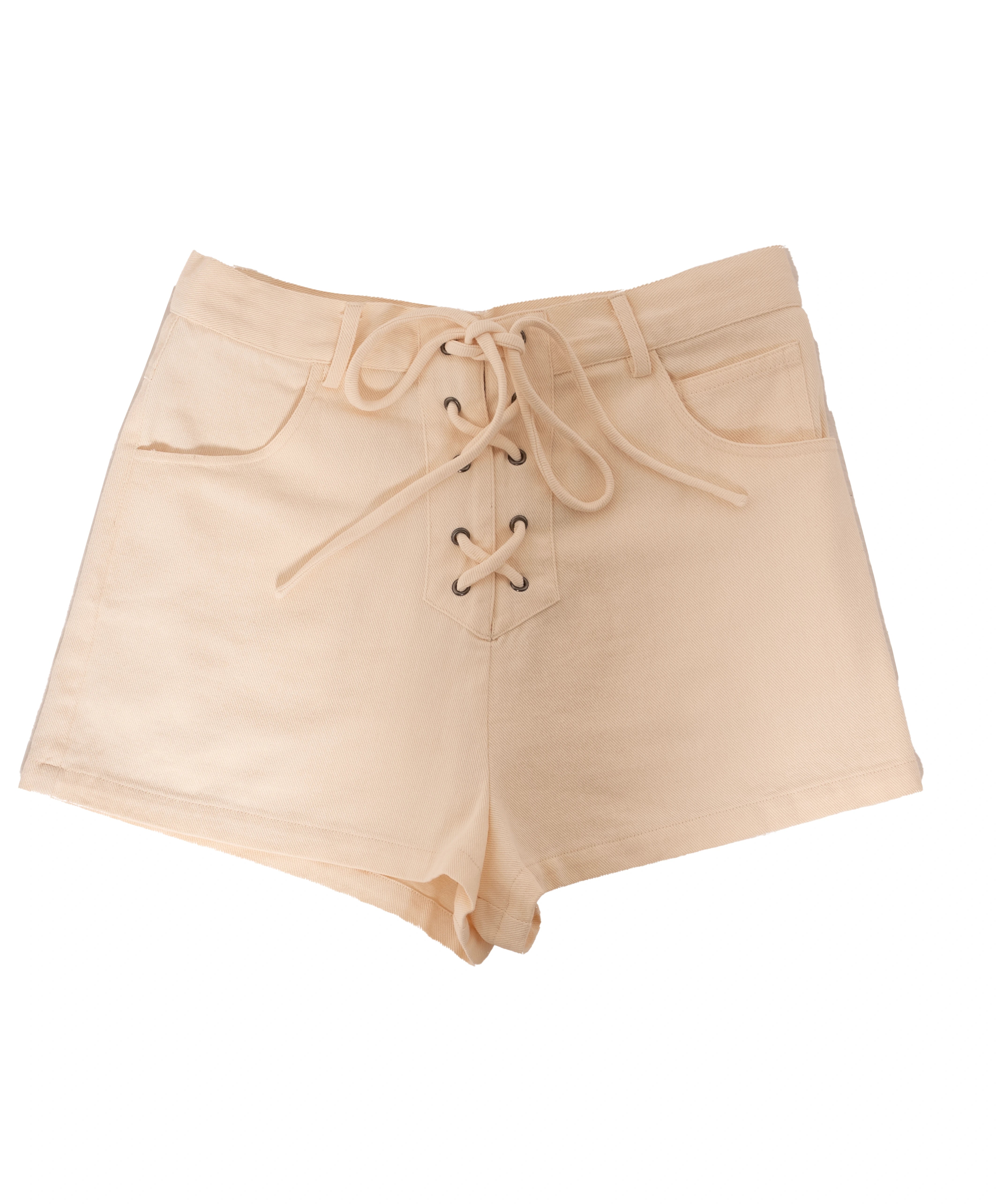 BOGOTA thick cream cotton shorts