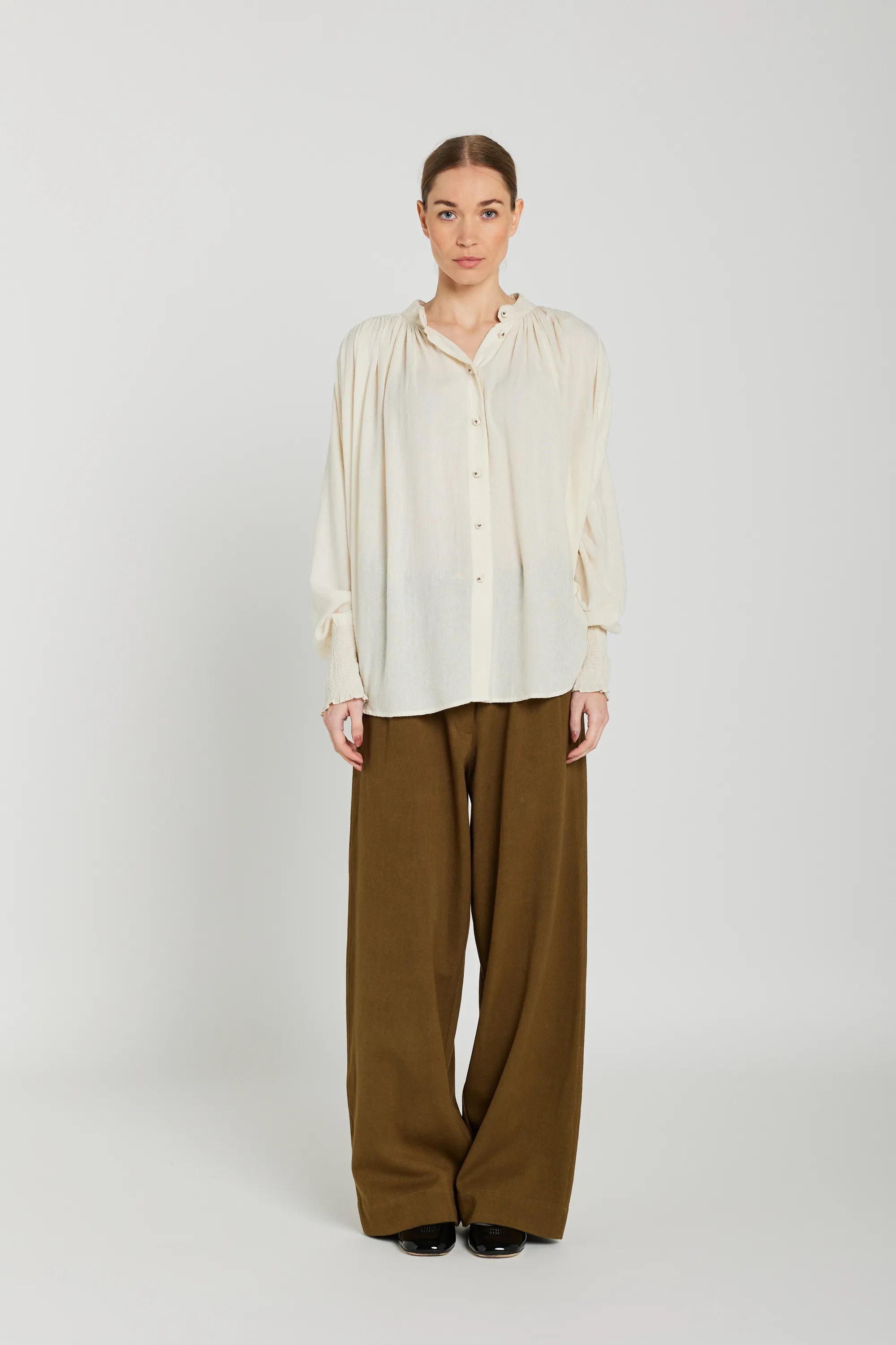 blanche césar v de vinster chemise 